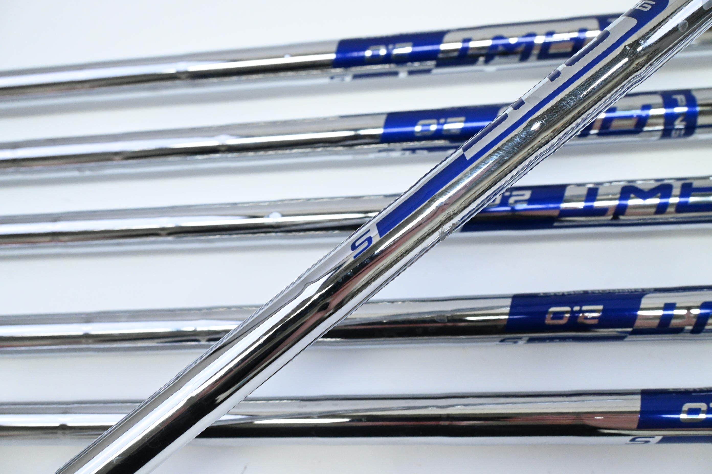 Ping G425 Irons / 5-PW / Blue Dot / Stiff Flex Ping AWT 2.0 Shafts