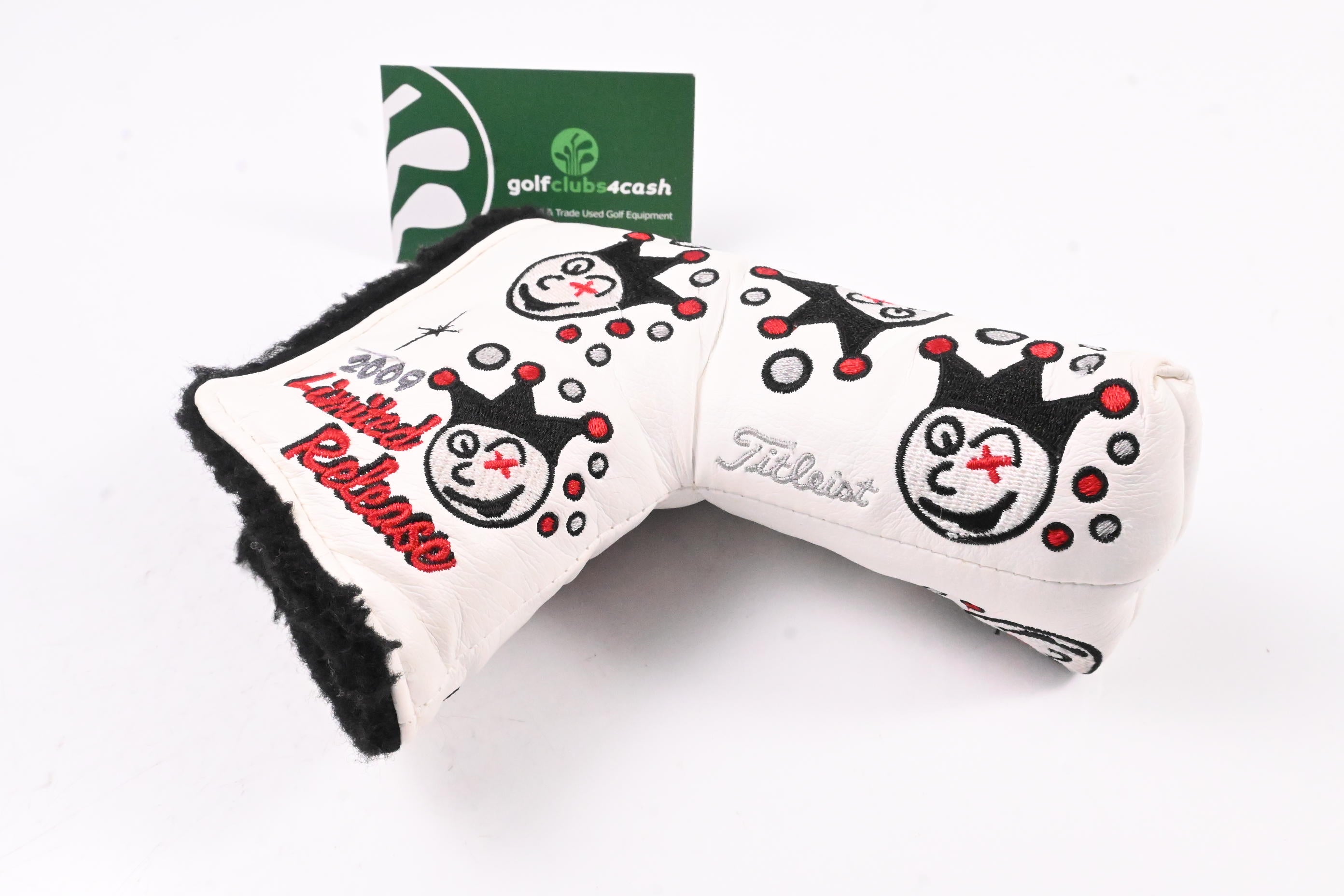 Scotty Cameron 2009 Jackpot Johnny LTD Release Putter Headcover / Blade / White