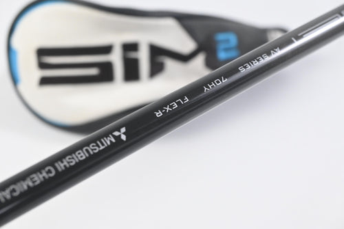 Taylormade SIM2 #4 Hybrid / 22 Degree / Regular Flex Tensei AV Raw Blue 70 Shaft