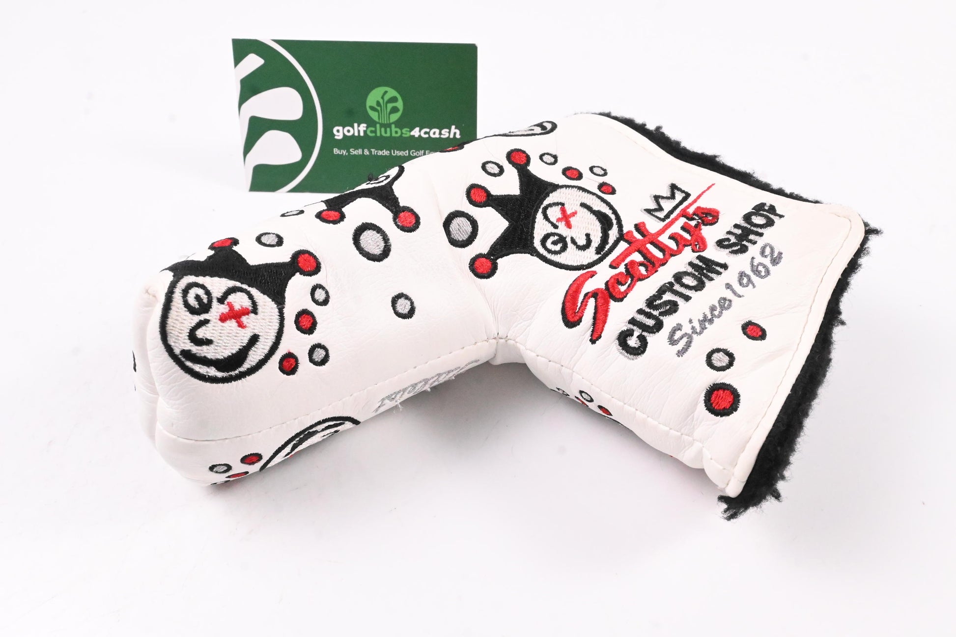 Scotty Cameron 2009 Jackpot Johnny LTD Release Putter Headcover / Blade / White