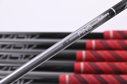 Left Hand Ping i530 Irons / 5-PW / Red Dot / Senior Flex Ping Alta Quick 45
