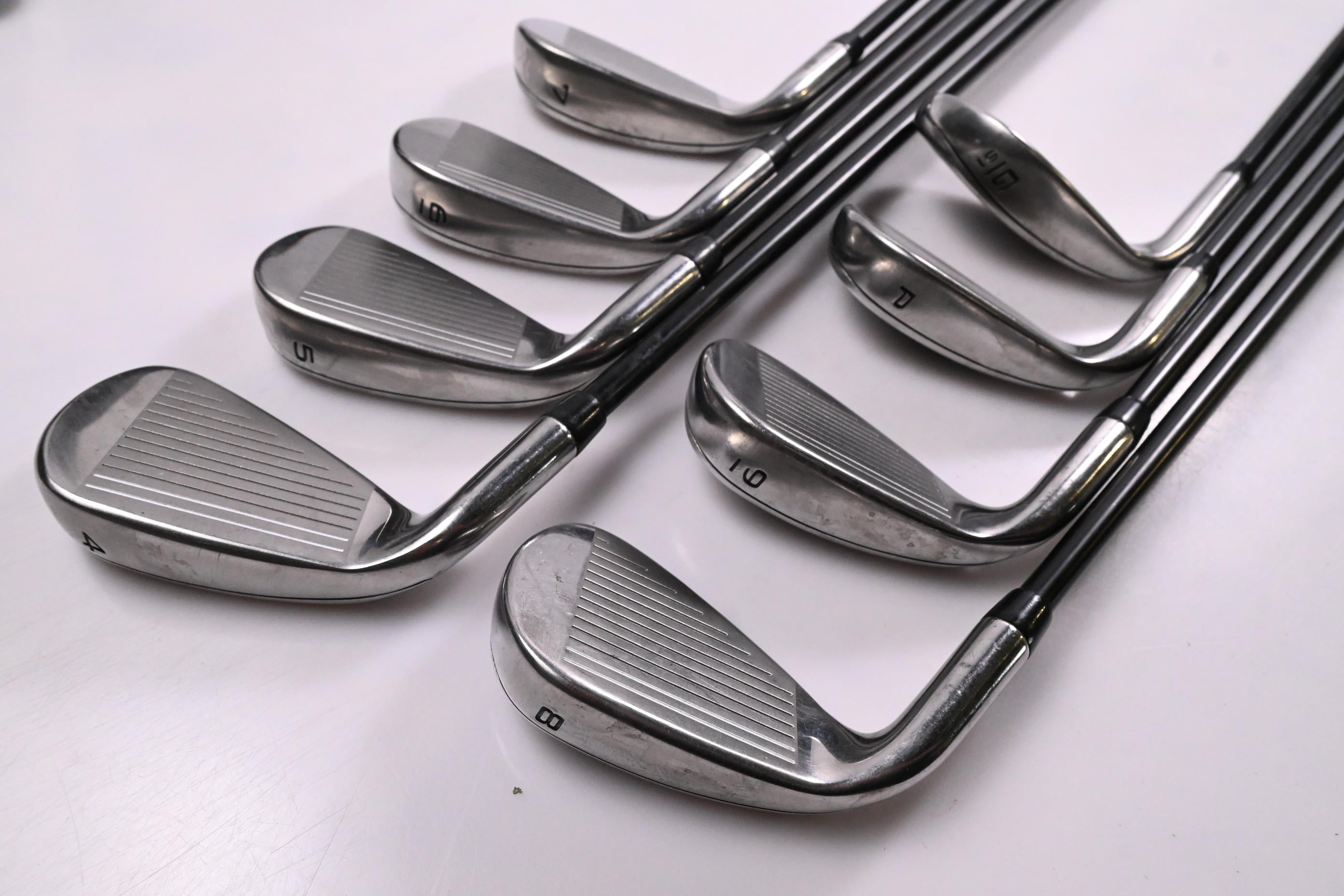 Callaway Rogue ST Max OS Irons / 4-PW+GW / Regular Flex Cypher 60 Shafts