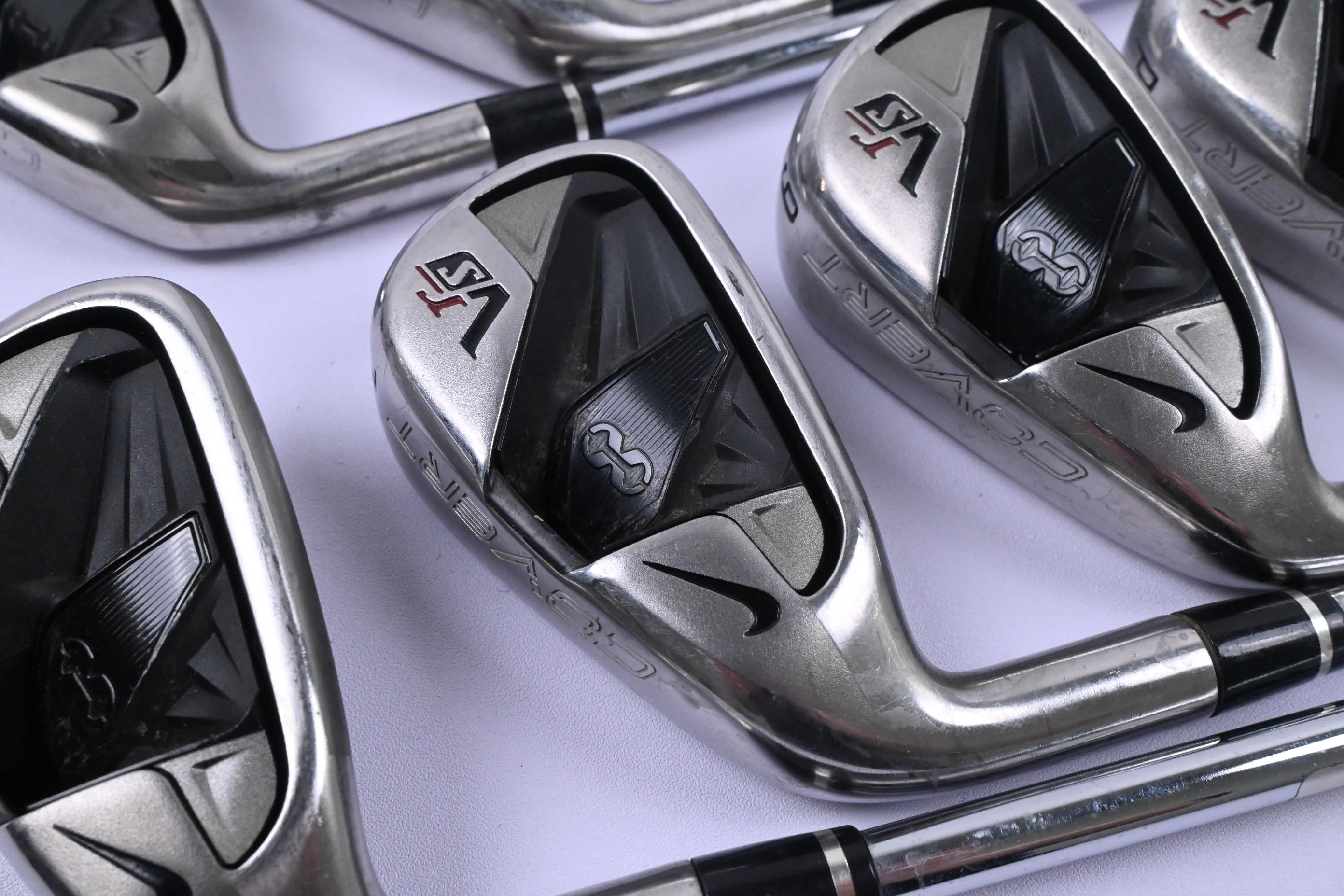 Left Hand Nike VR-S Covert Irons / 4-PW / Regular Flex Dynalite 90 Shafts