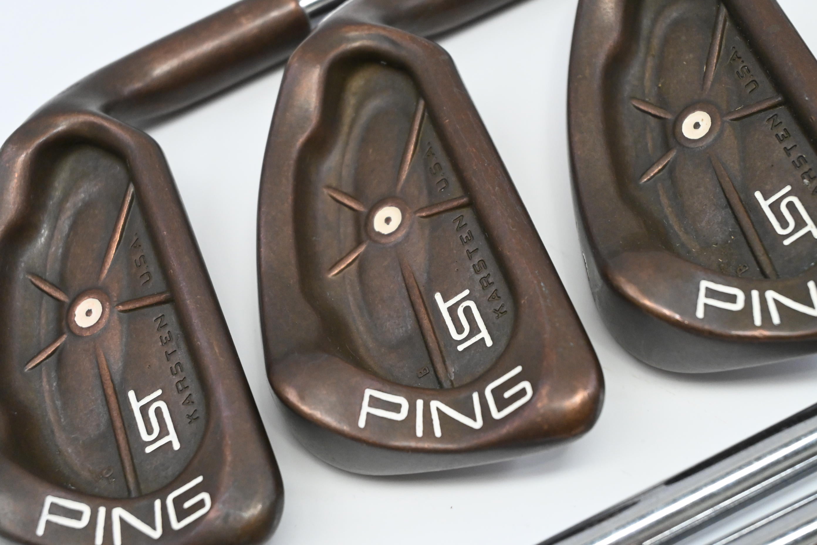 Ping ISI BeCu Irons / 3-PW+SW / White Dot / Regular Flex Ping Z-Z 65 Shafts