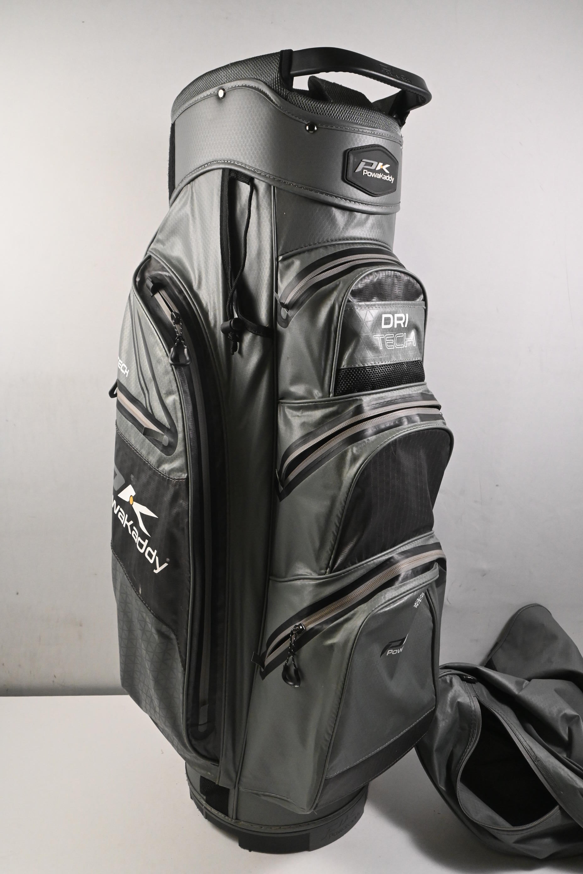 Powakaddy Dri Tech Cart Bag / 14-Way Divider / Grey