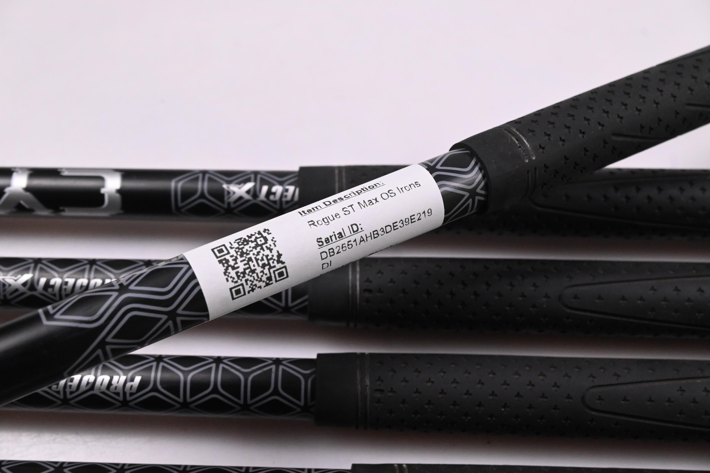 Callaway Rogue ST Max OS Irons / 4-PW+GW / Regular Flex Cypher 60 Shafts
