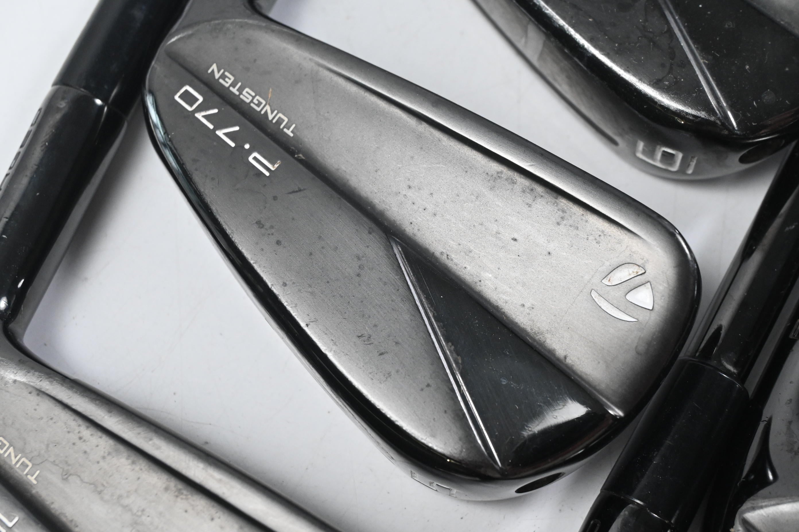 Taylormade P770 2023 Phantom Black Irons / 4-9i / Stiff Flex KBS Tour Shafts