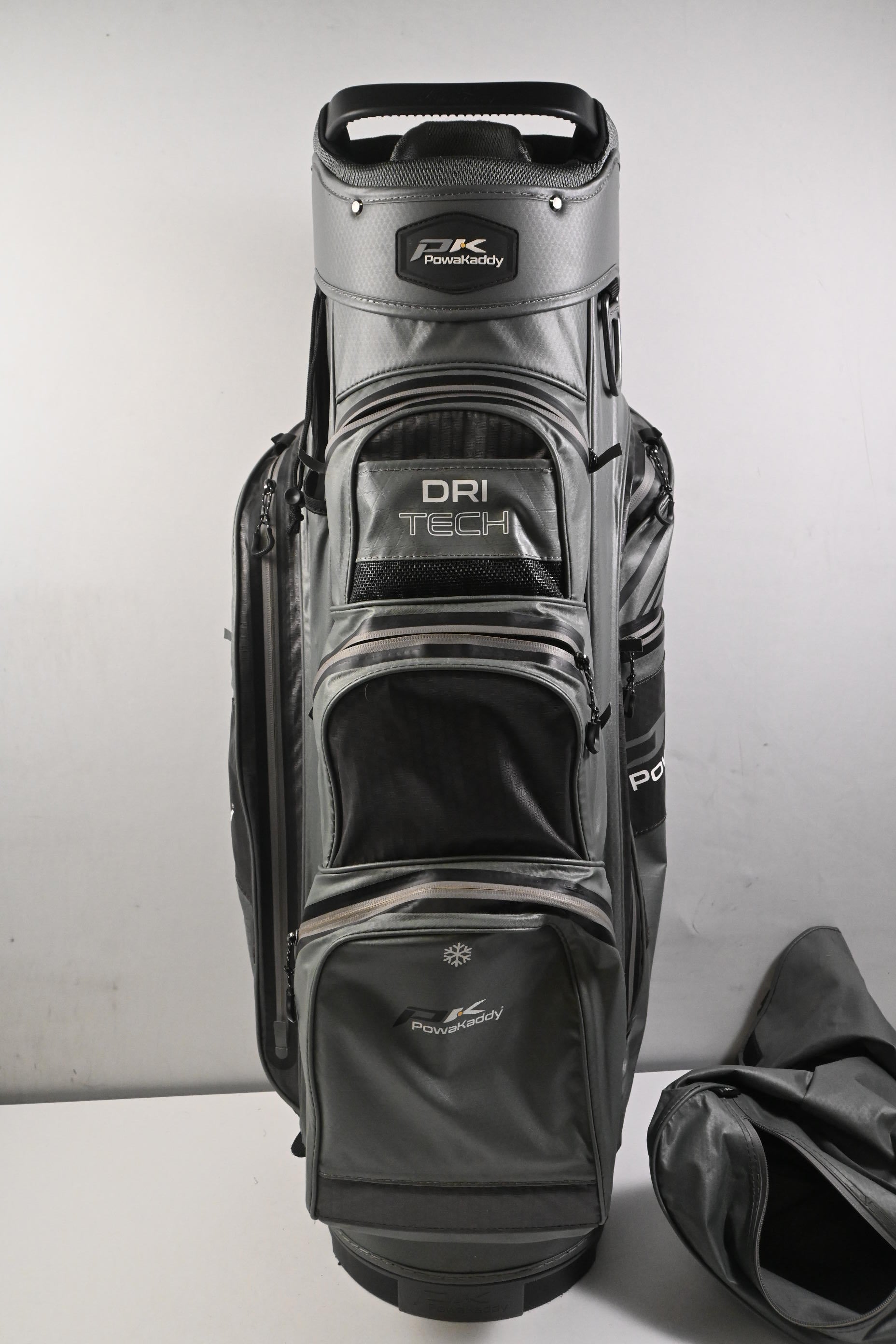 Powakaddy Dri Tech Cart Bag / 14-Way Divider / Grey