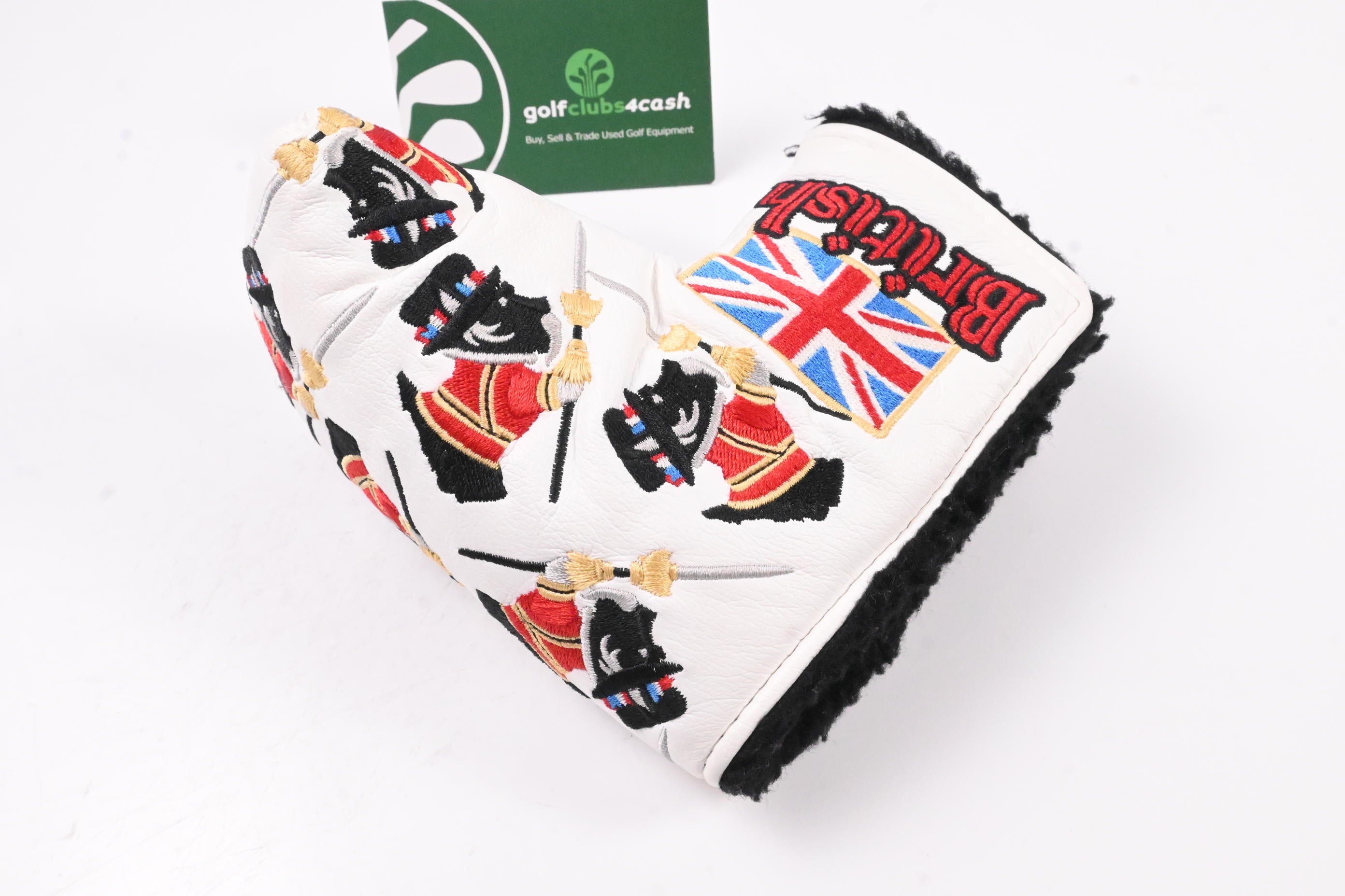 Scotty Cameron 2012 British Sir Scotty Dog Putter Headcover / Mid-Mallet / White