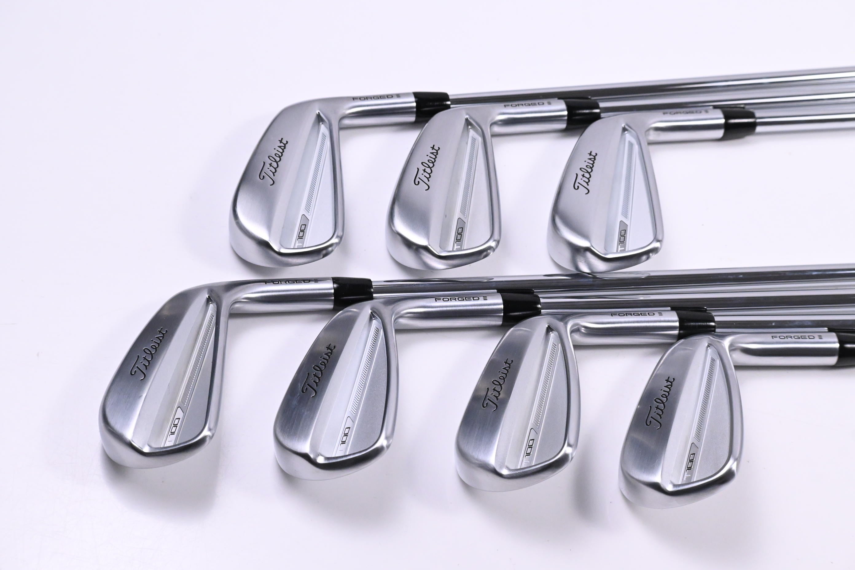 Titleist T100 2023 Irons / 4-PW / Regular Flex AMT Black R300 Shafts
