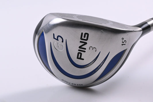 Ping G5 #3 Wood / 15 Degree / Stiff Flex Ping TFC 100 Shaft