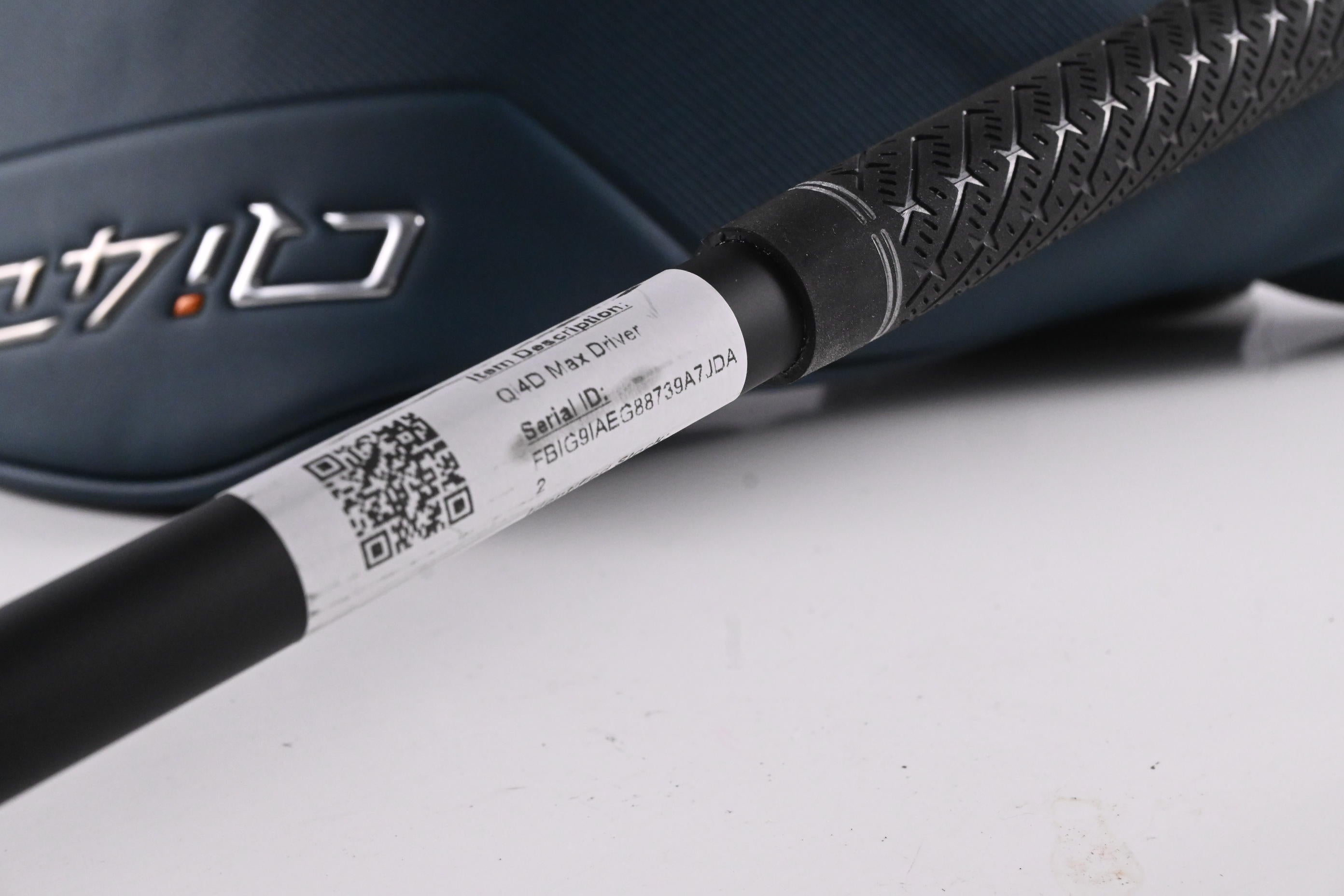 Taylormade Qi4D Max Driver / 10.5 Degree / Regular Flex Reax Blue 50 Shaft