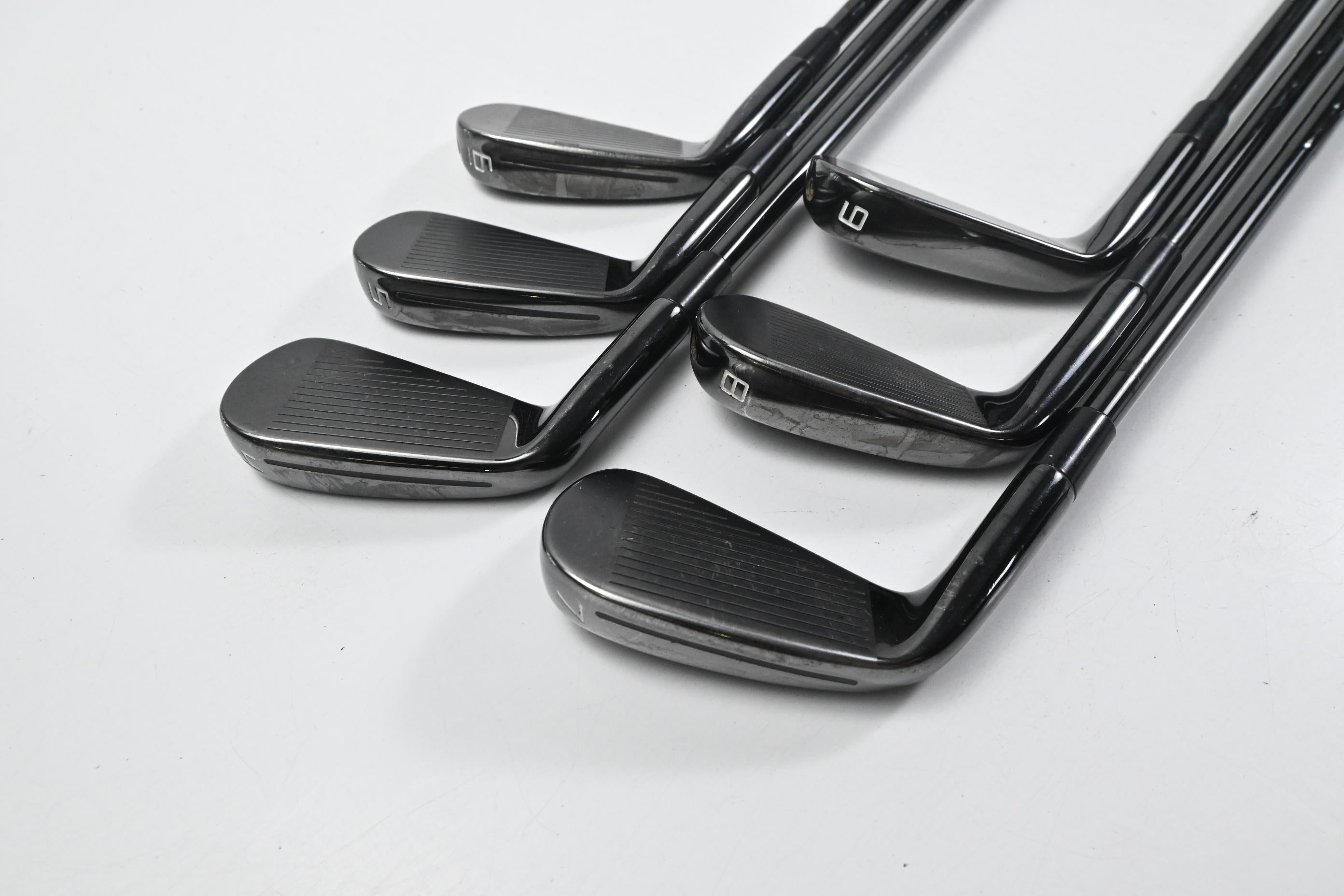 Taylormade P770 2023 Phantom Black Irons / 4-9i / Stiff Flex KBS Tour Shafts
