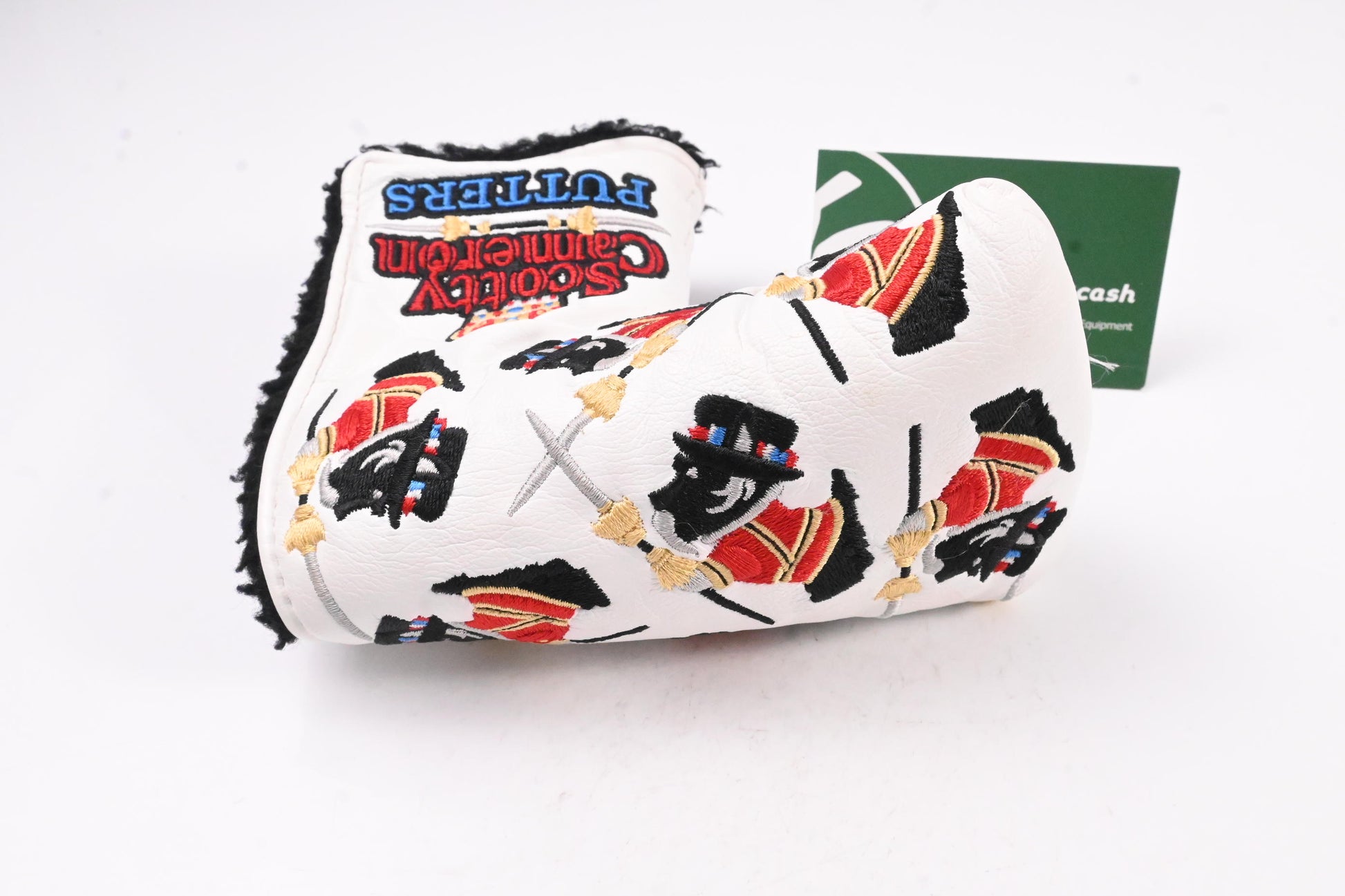 Scotty Cameron 2012 British Sir Scotty Dog Putter Headcover / Mid-Mallet / White