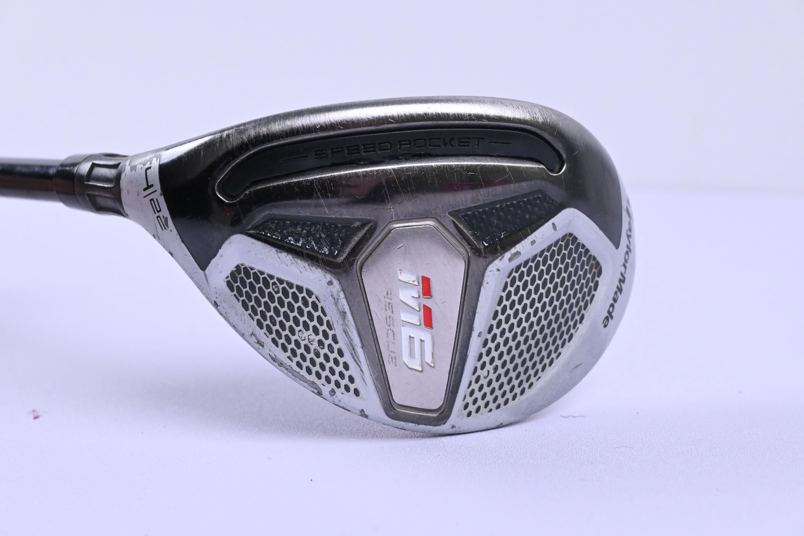 Left Hand Taylormade M6 #4 Hybrid / 22 Degree / Regular Flex Atmos Orange 6