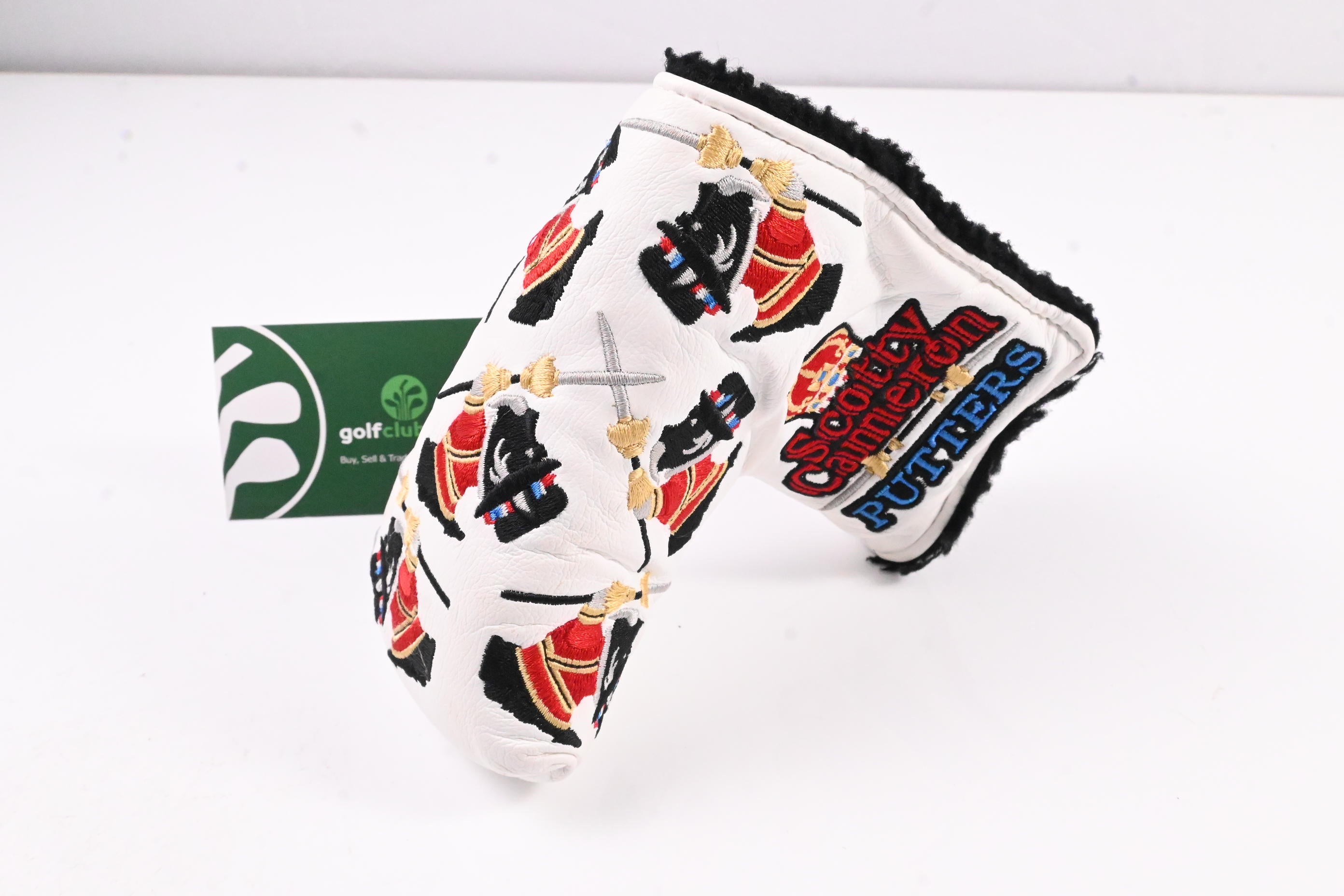 Scotty Cameron 2012 British Sir Scotty Dog Putter Headcover / Mid-Mallet / White