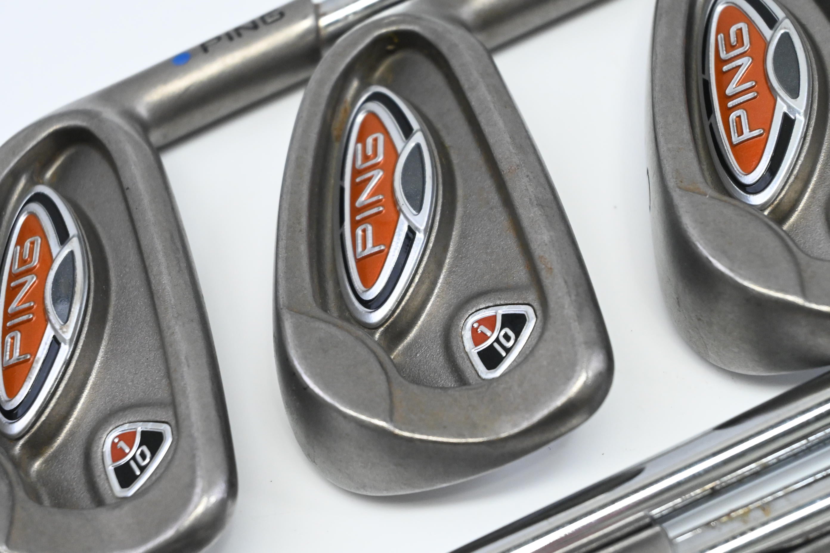 Ping i10 Irons / 4-PW / Blue Dot / Regular Flex Ping AWT Shafts