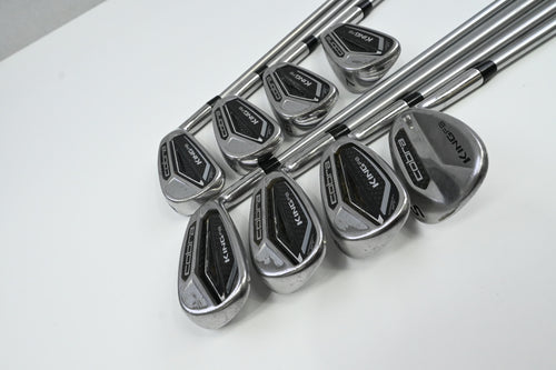Cobra King F8 Irons / 4-PW+SW / Stiff Flex KBS Tour C-Taper Lite 110 Shafts