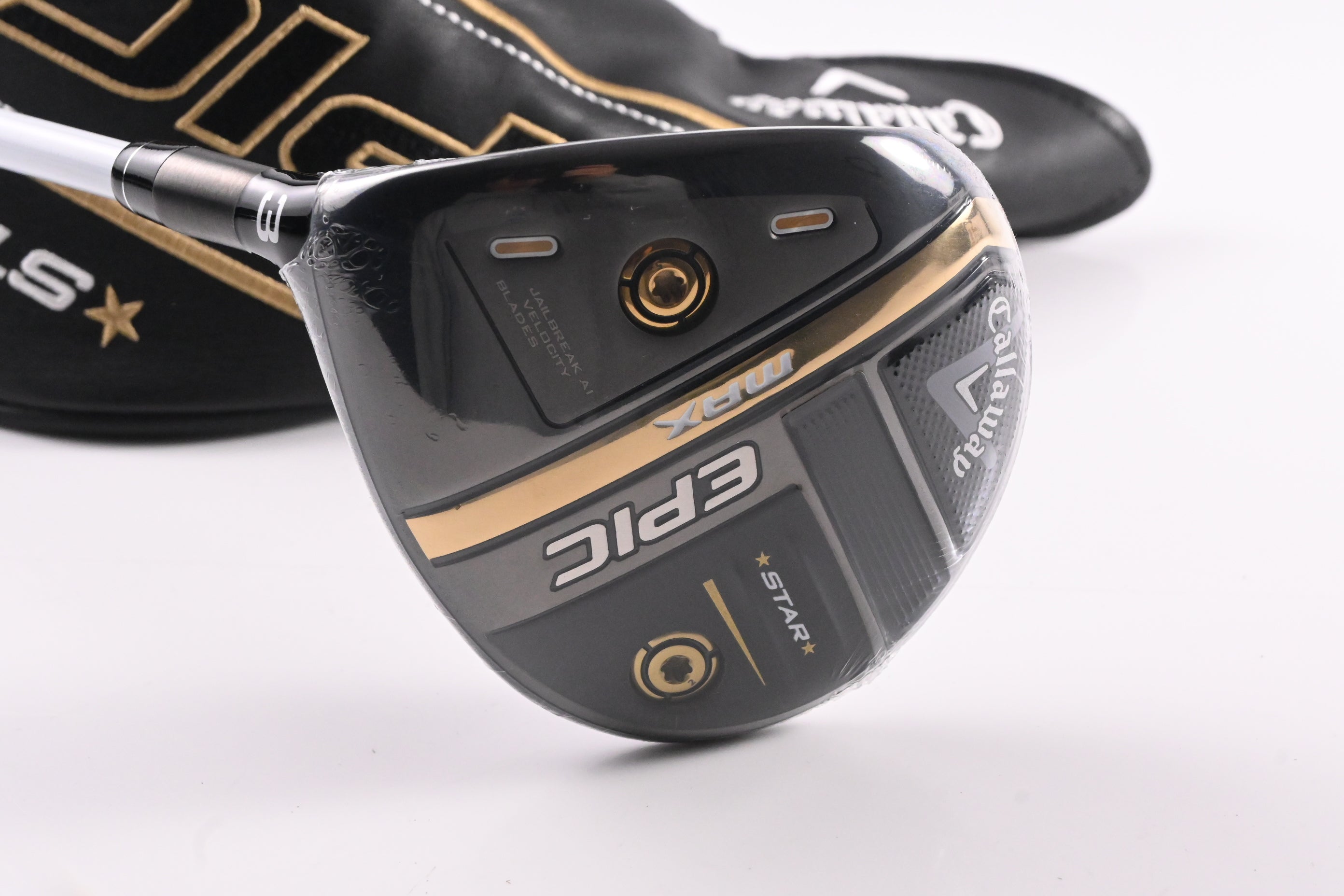 Left Hand Callaway Epic Max Star #3 Wood / Stiff Flex Fujikura Pro 2.0 7 Shaft