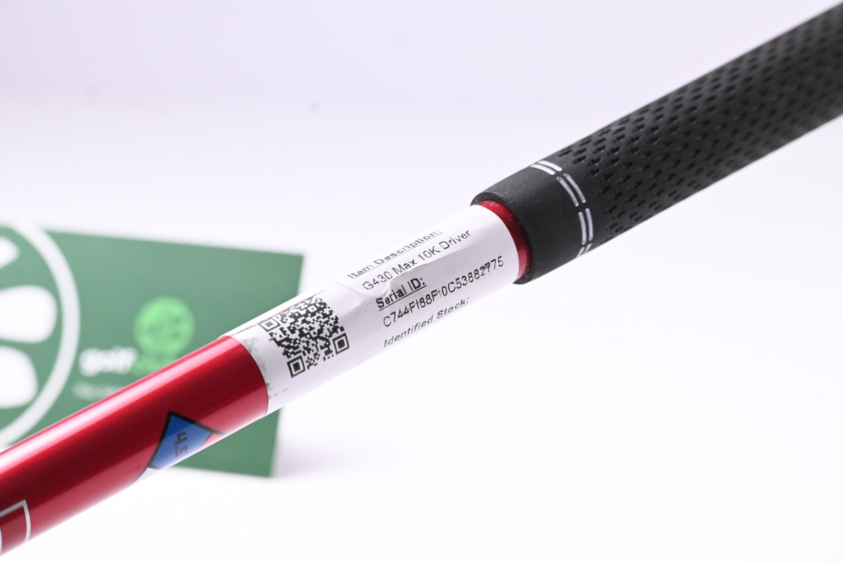 Ping G430 Max 10K Driver / 9 Degree / Regular Flex HZRDUS Smoke RDX Red 60