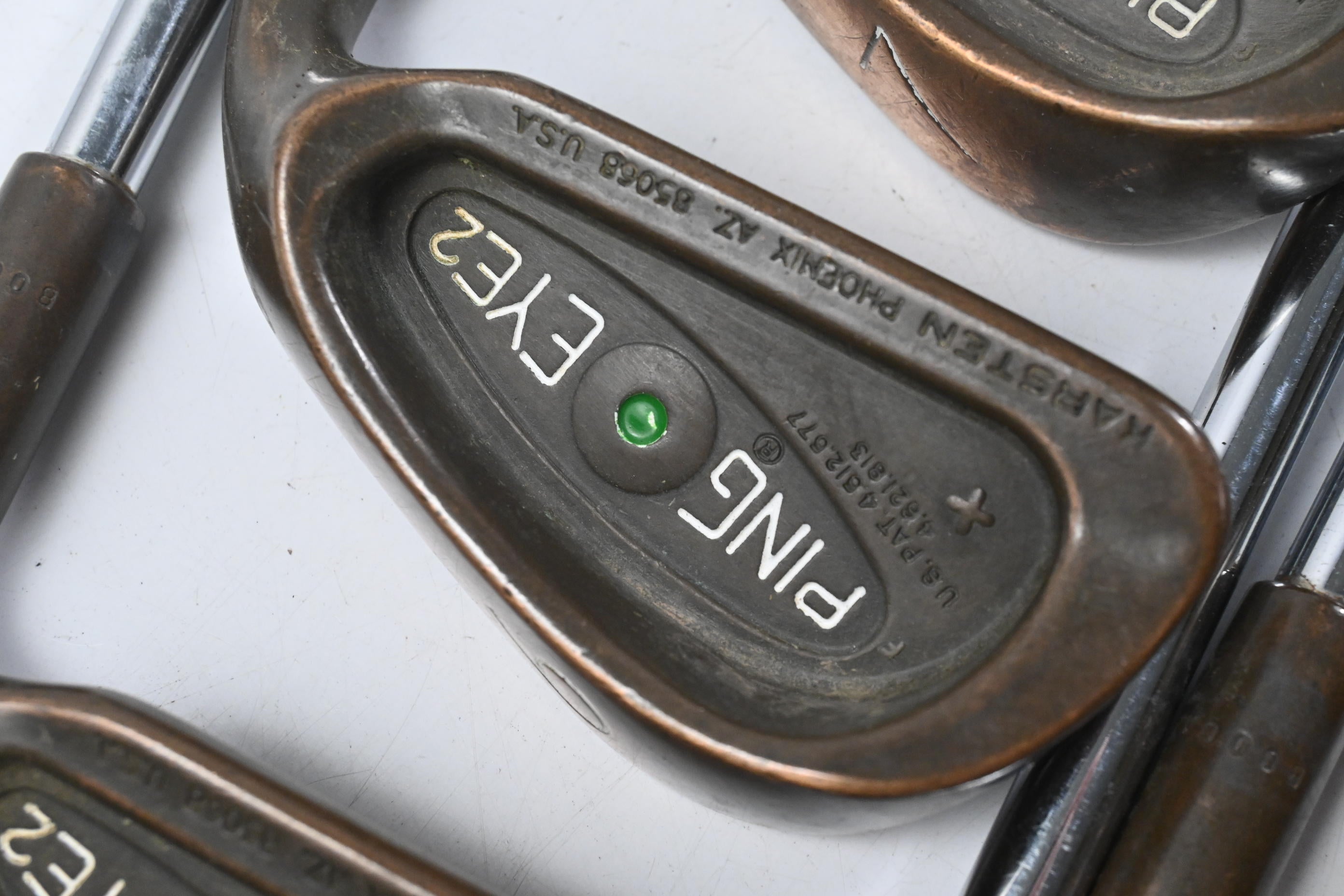 Ping Eye 2+ BeCu Irons / 5-PW+SW / Green Dot / Stiff Flex Ping JZ Shafts
