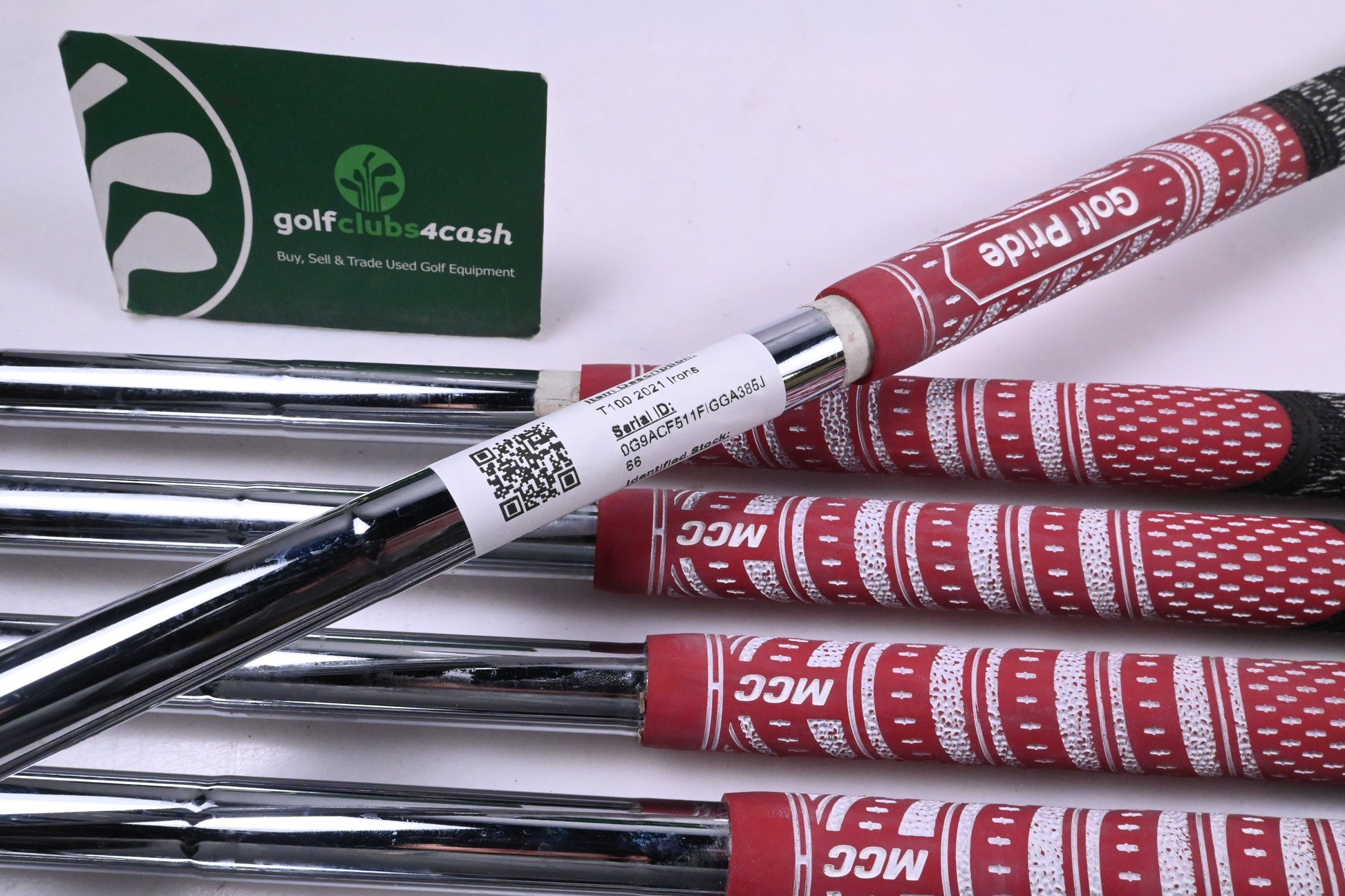 Titleist T100 2021 Irons / 4-PW / Stiff Flex AMT Black S300 Shafts