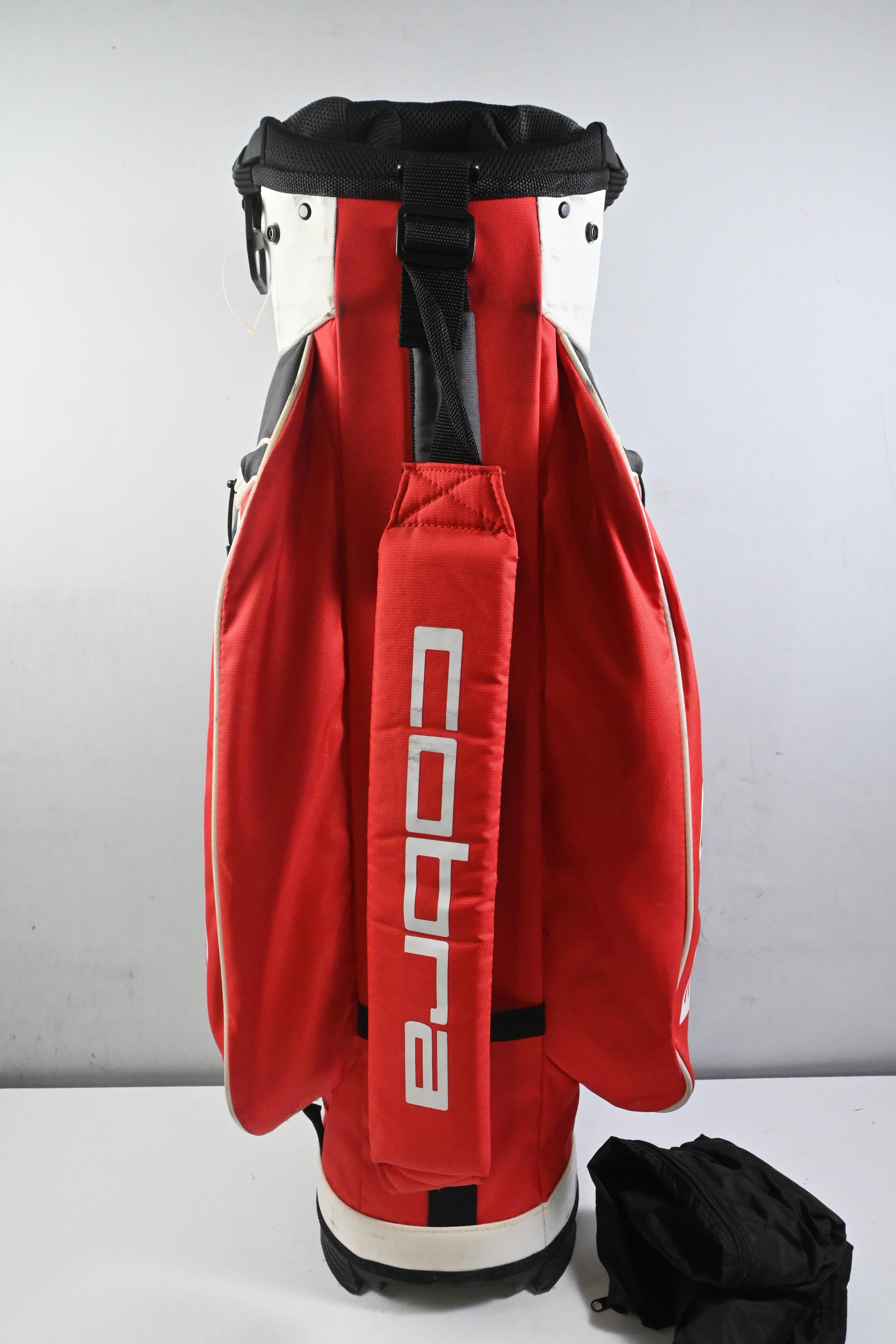 Cobra Cart Bag / 14-Way divider / White, Grey & Red