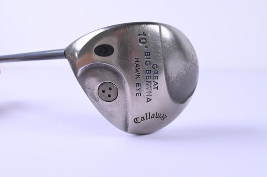 Left Hand Callaway Great Big Bertha Hawk Eye Driver / 10 Degree / Regular Flex