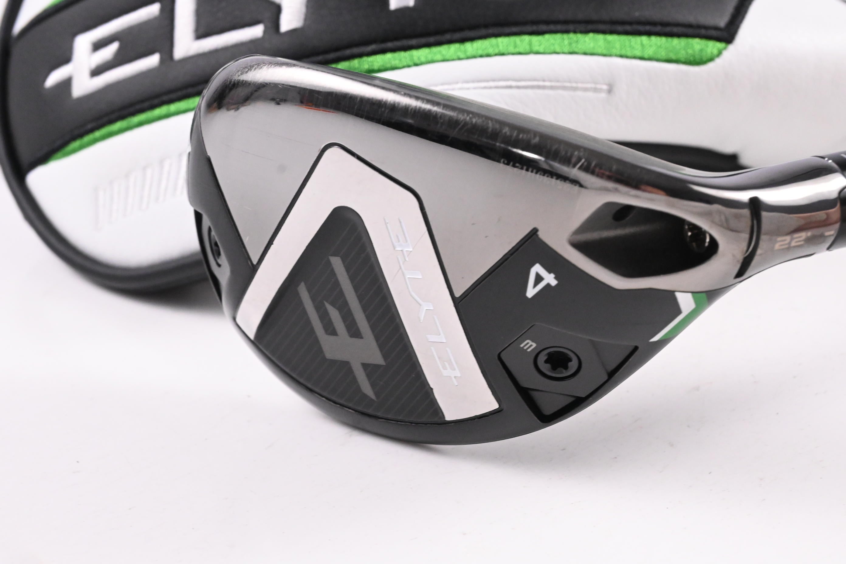 Callaway Elyte #4 Hybrid / 22 Degree / Stiff Flex Project X Denali Charcoal 70