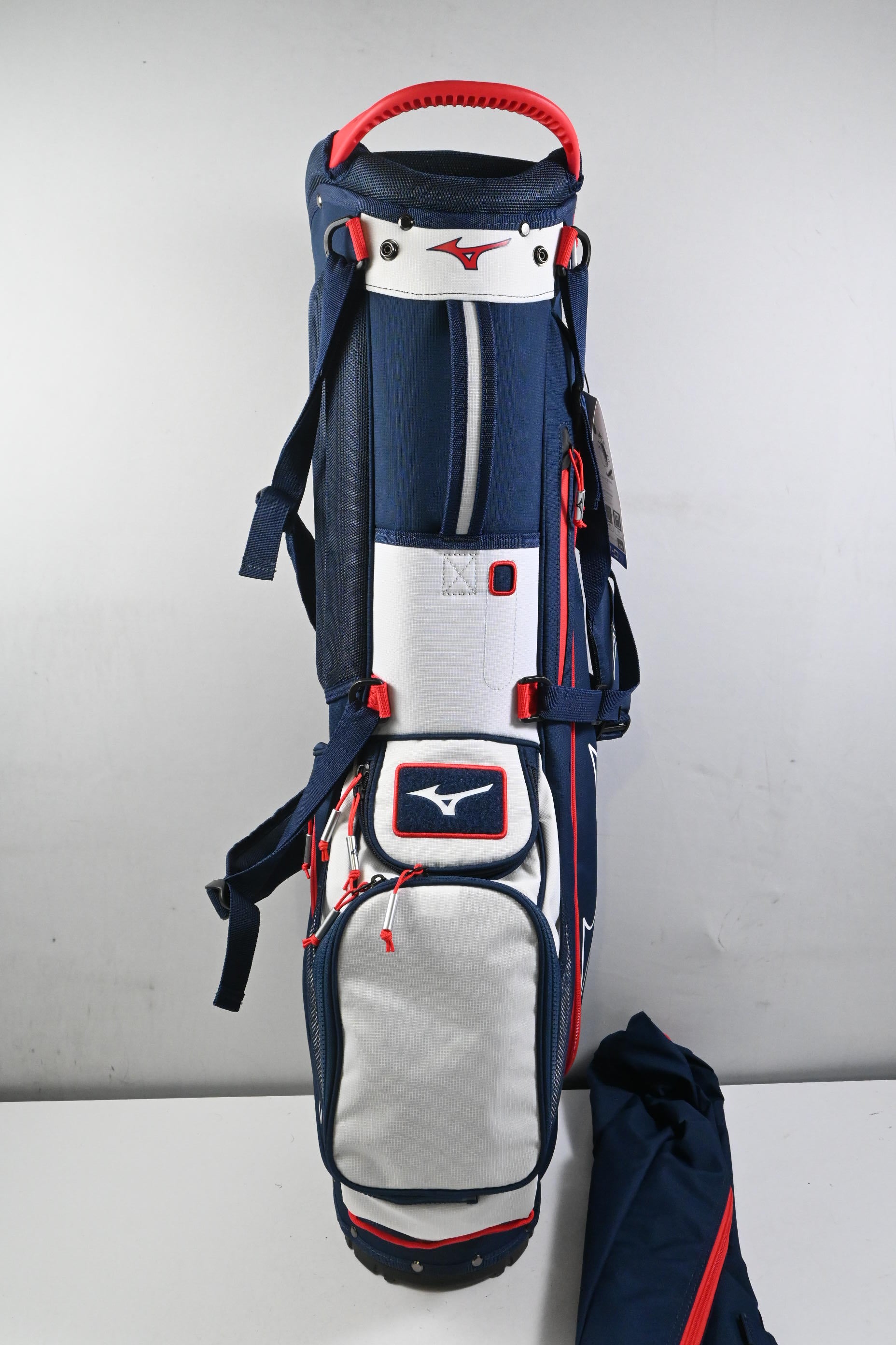 Mizuno BR-D3 Stand Bag / 4-Way Divider / Blue, White & Red