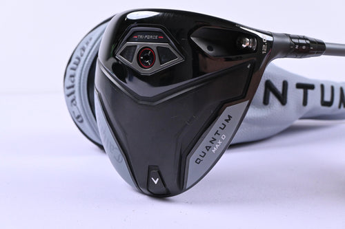 Callaway Quantum Max D Driver / 12 Degree / Regular Flex Denali Frost Silver 50