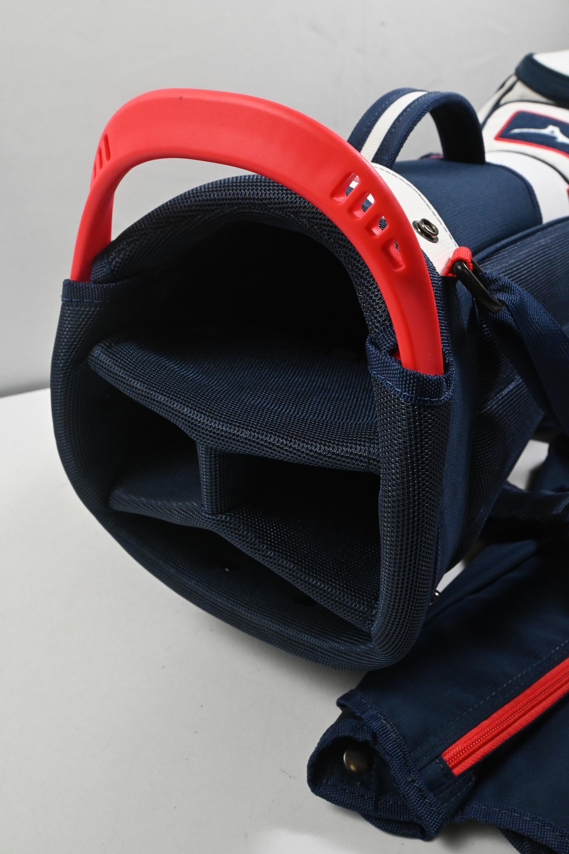 Mizuno BR-D3 Stand Bag / 4-Way Divider / Blue, White & Red