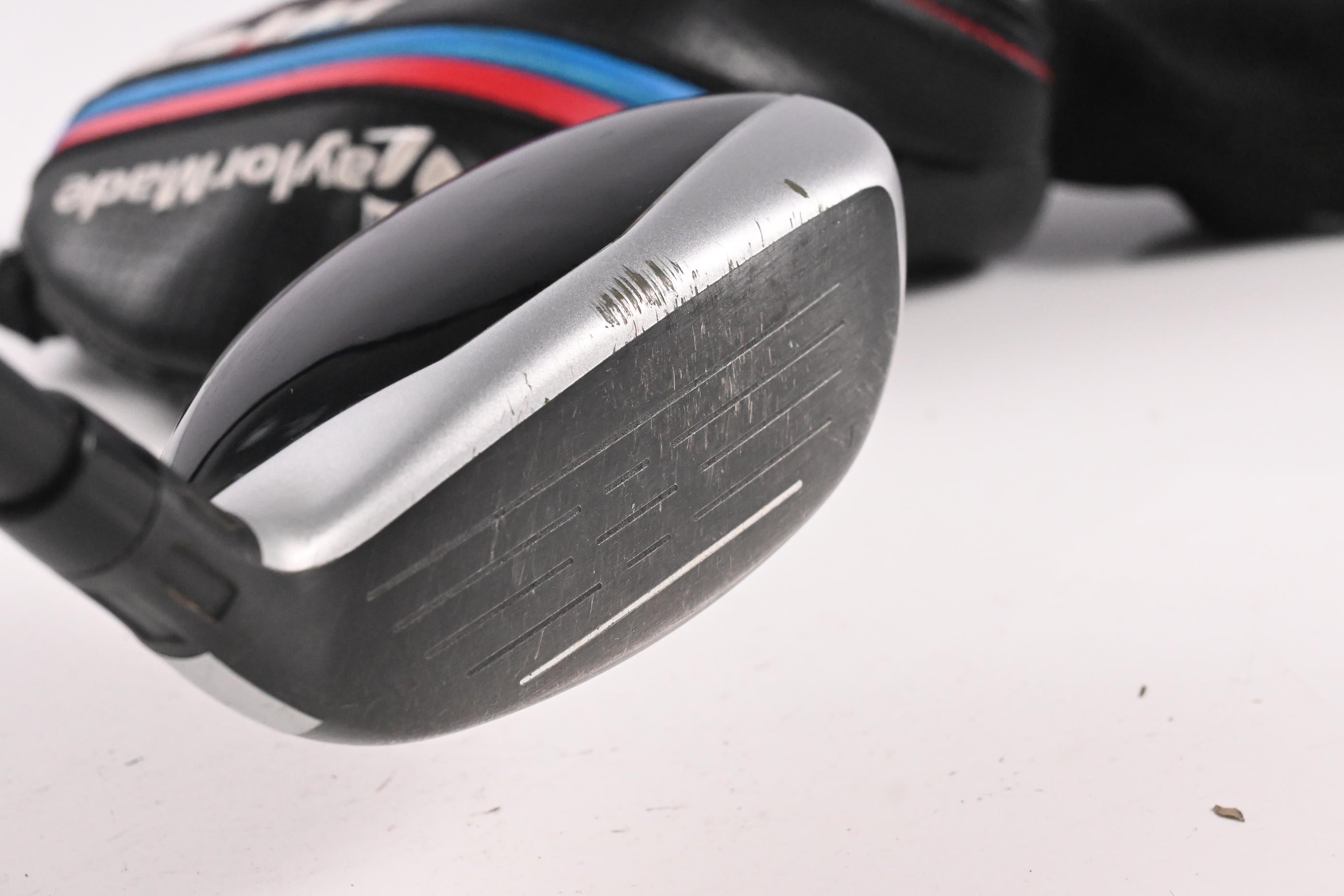 Left Hand Taylormade M4 #3 Hybrid / 19 Degree / Stiff Flex HZRDUS Black 85 Shaft