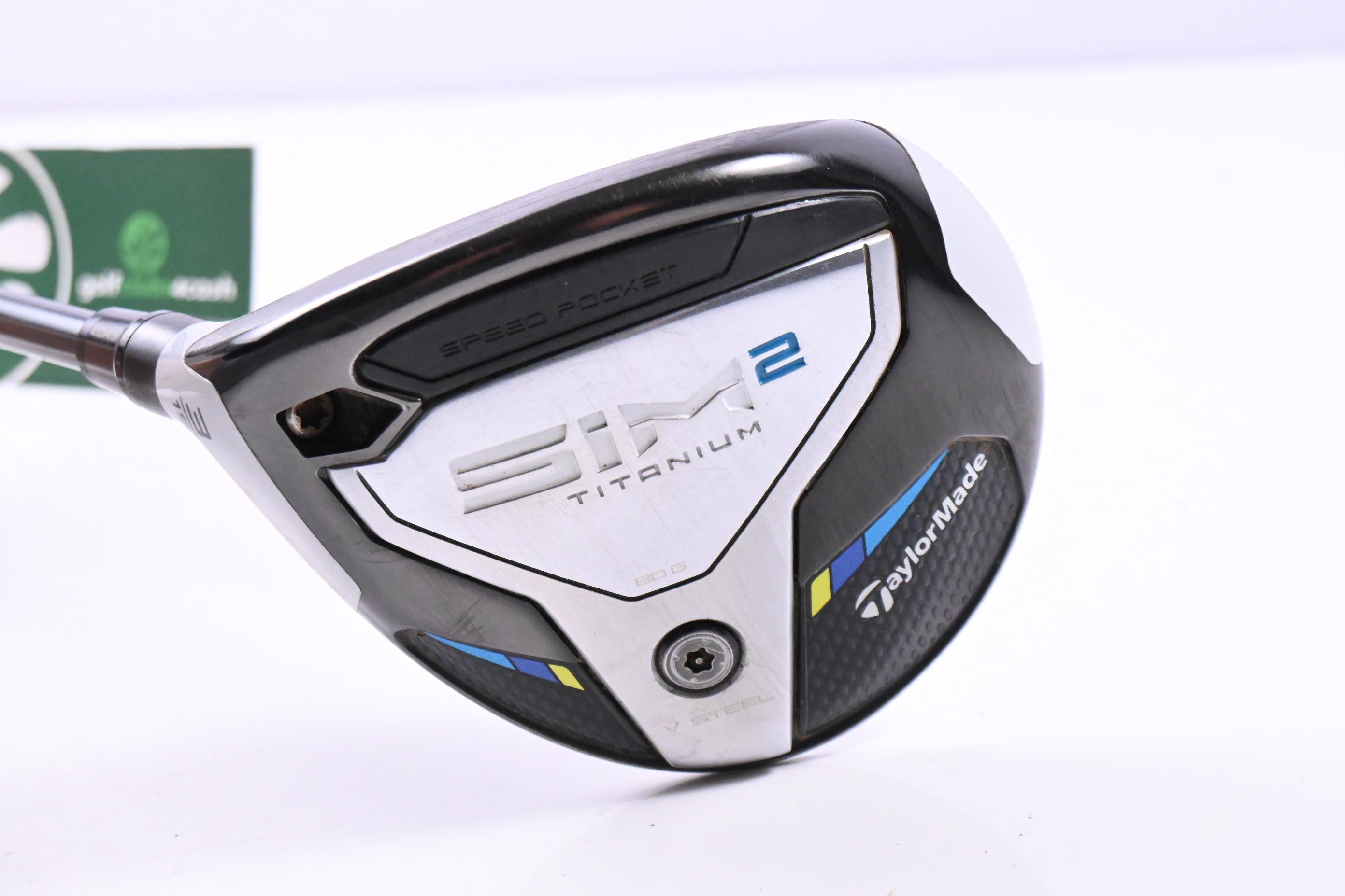 Left Hand Taylormade SIM2 Ti #3 Wood / 15 Degree / Stiff Flex Speeder 757 Evo TS