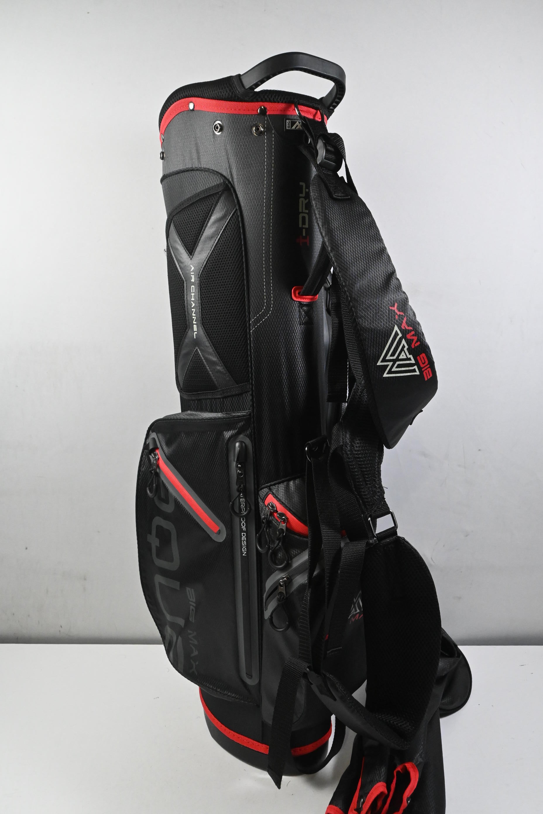 Big Max Dry 7 Stand Bag / 4-Way divider / Black & Red