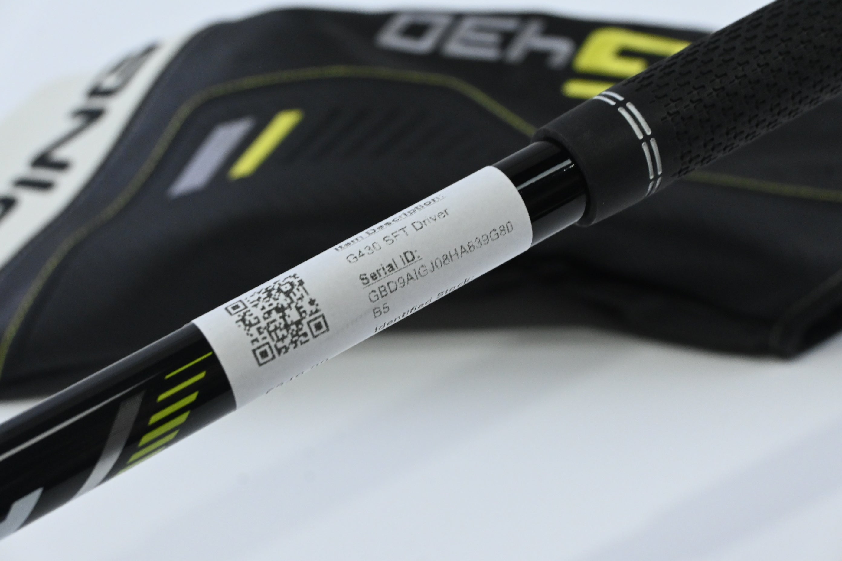 Ping G430 SFT Driver / 10.5 Degree / Regular Flex Ping Alta CB Black 55 Shaft