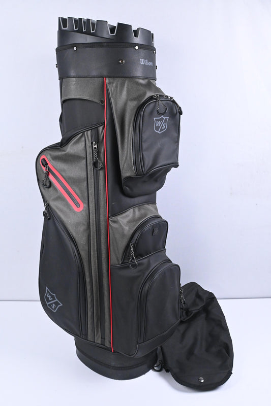 Wilson Cart Bag / 14-Way Divider / Black, Brown