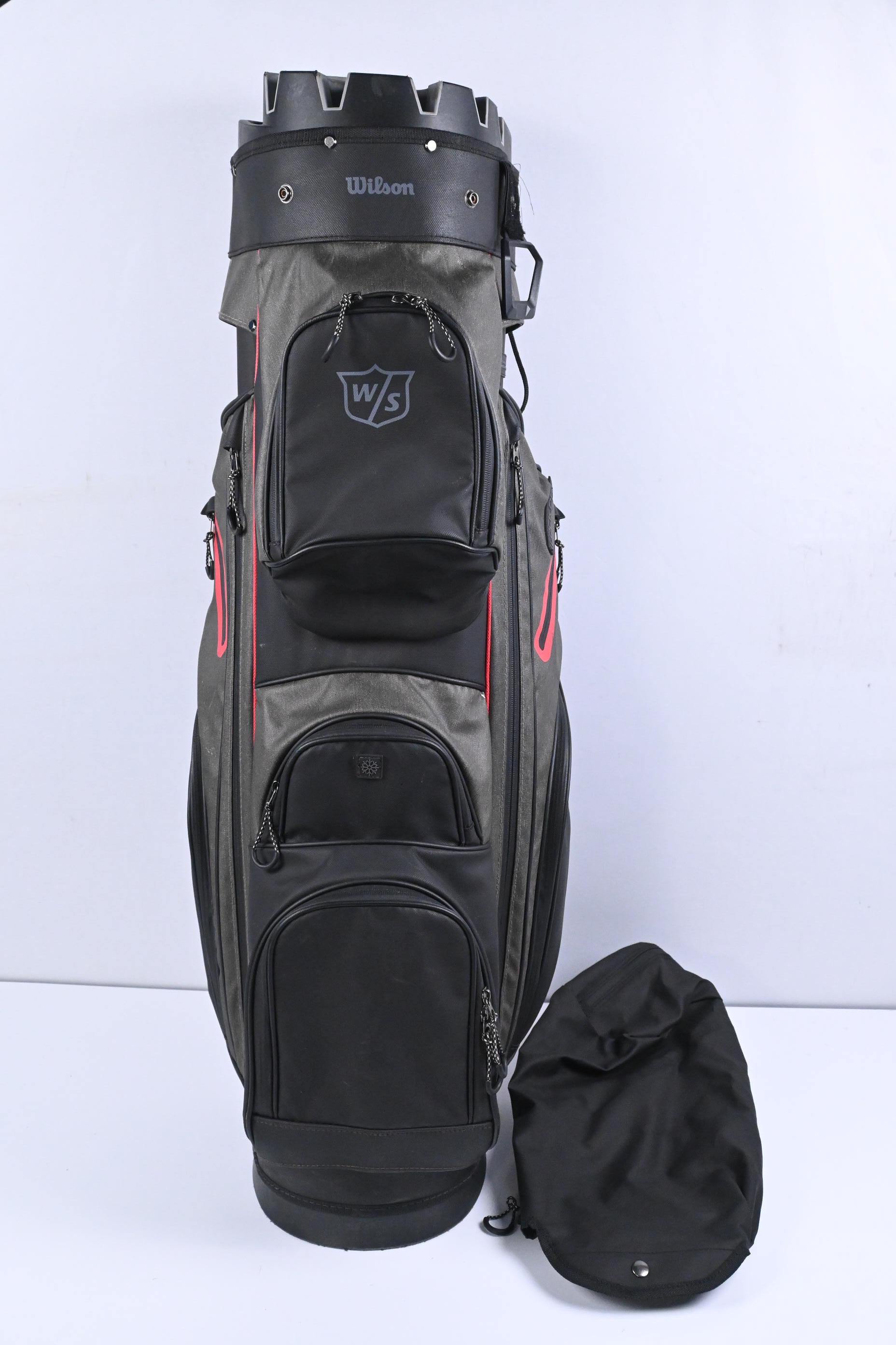 Wilson Cart Bag / 14-Way Divider / Black, Brown