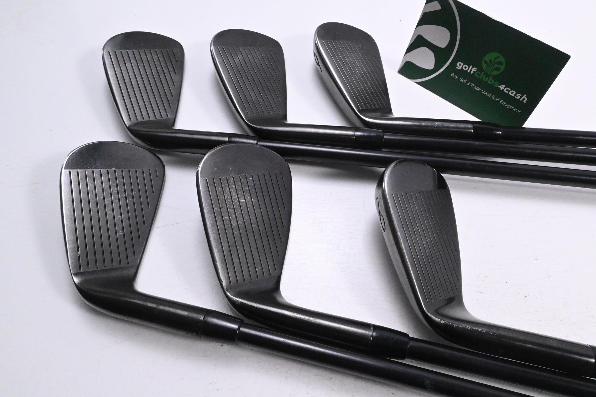 Titleist T100 Ltd Edition Black Irons / 4-9i / Stiff Flex AMT Black S300 Shafts