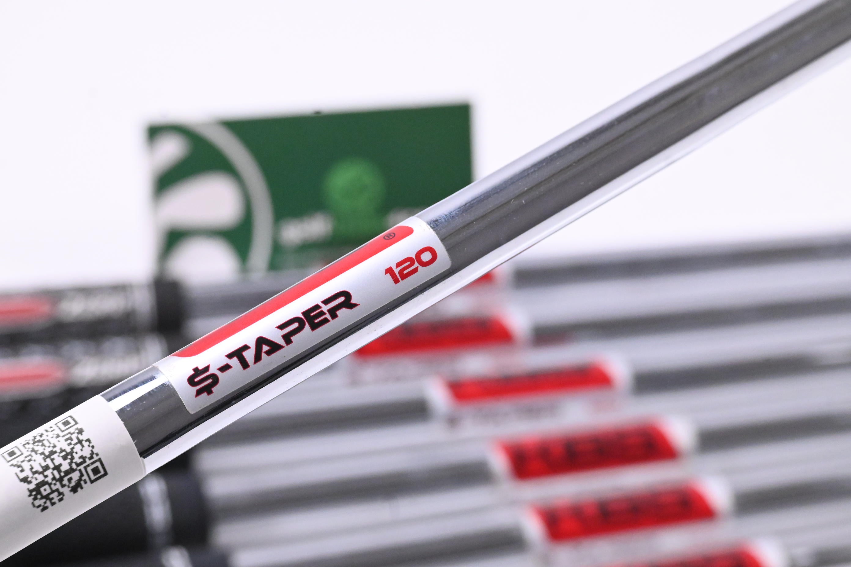 KBS $-Taper 120 Iron Shafts / Stiff Flex / Set of 7 / .370" Parallel Tips