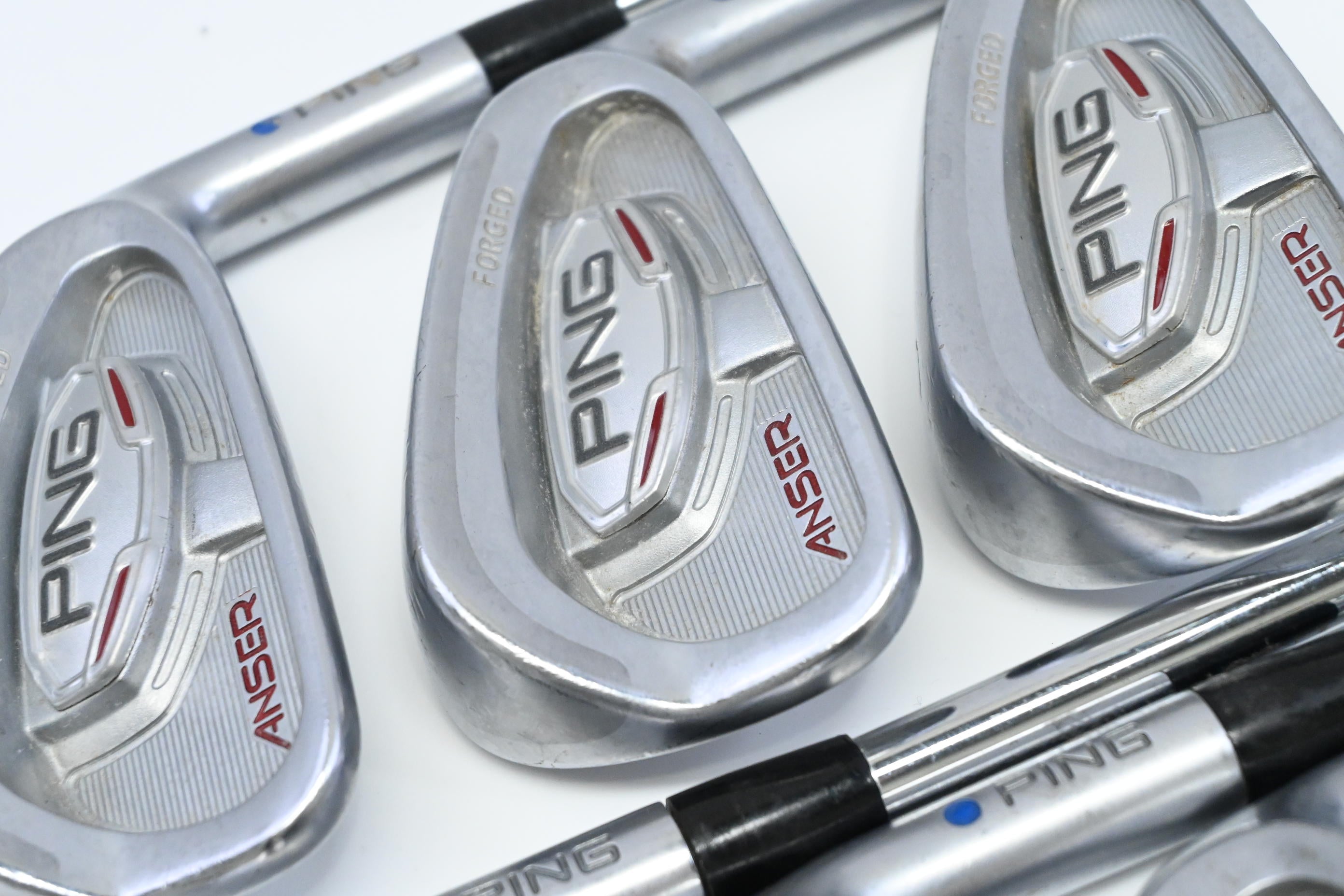 Ping Anser Forged 2011 Irons / 4-9 / Blue Dot / Regular Plus Project X Rifle