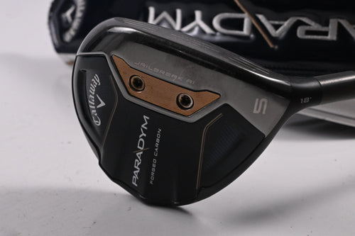 Callaway Paradym #5 Wood / 18 Degree / Regular Flex HZRDUS Silver 60 Shaft