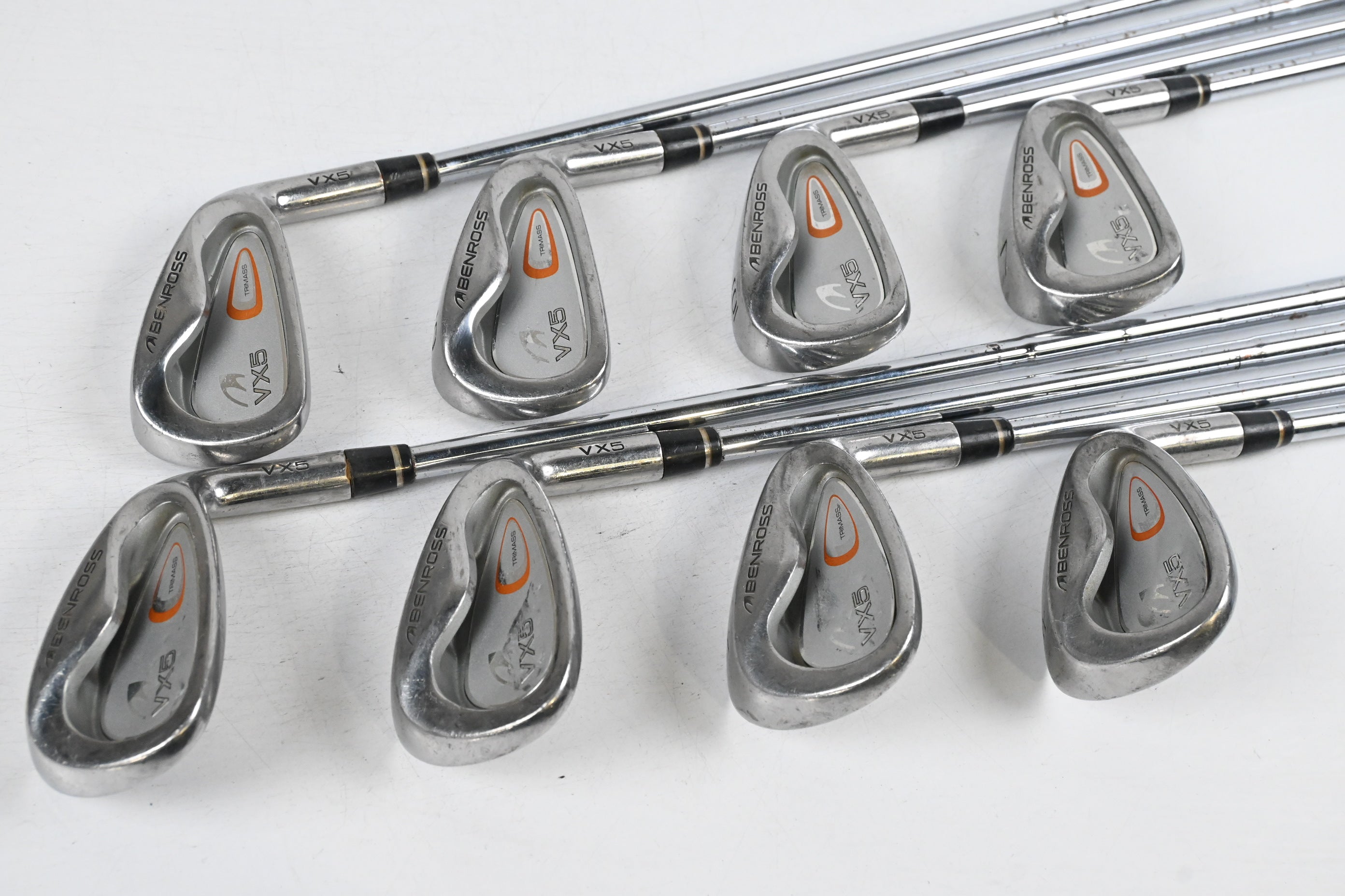 Benross VX5 Irons / 4-PW+SW / Stiff Flex Dynalite Lite Shafts