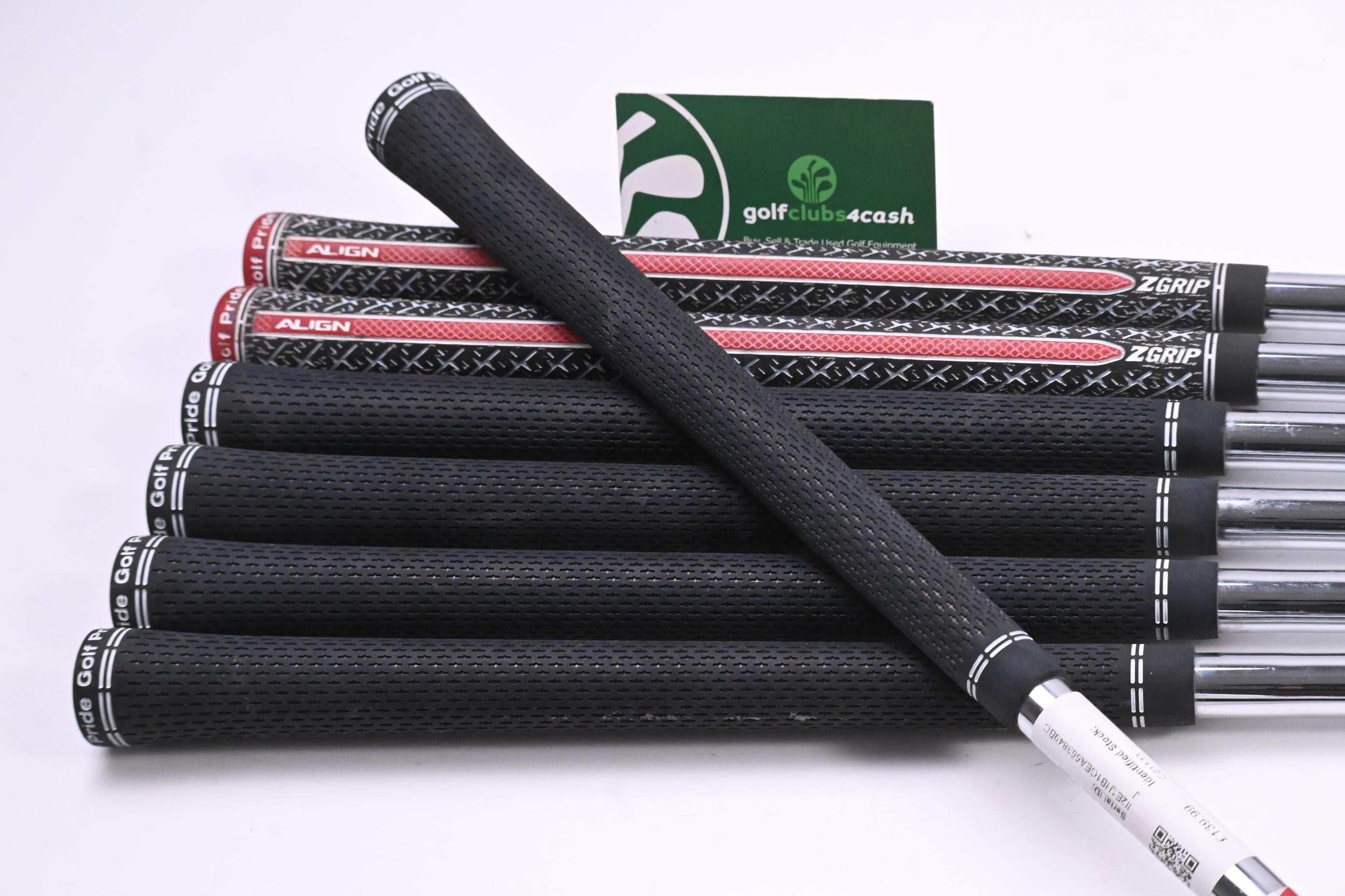 KBS $-Taper 120 Iron Shafts / Stiff Flex / Set of 7 / .370" Parallel Tips