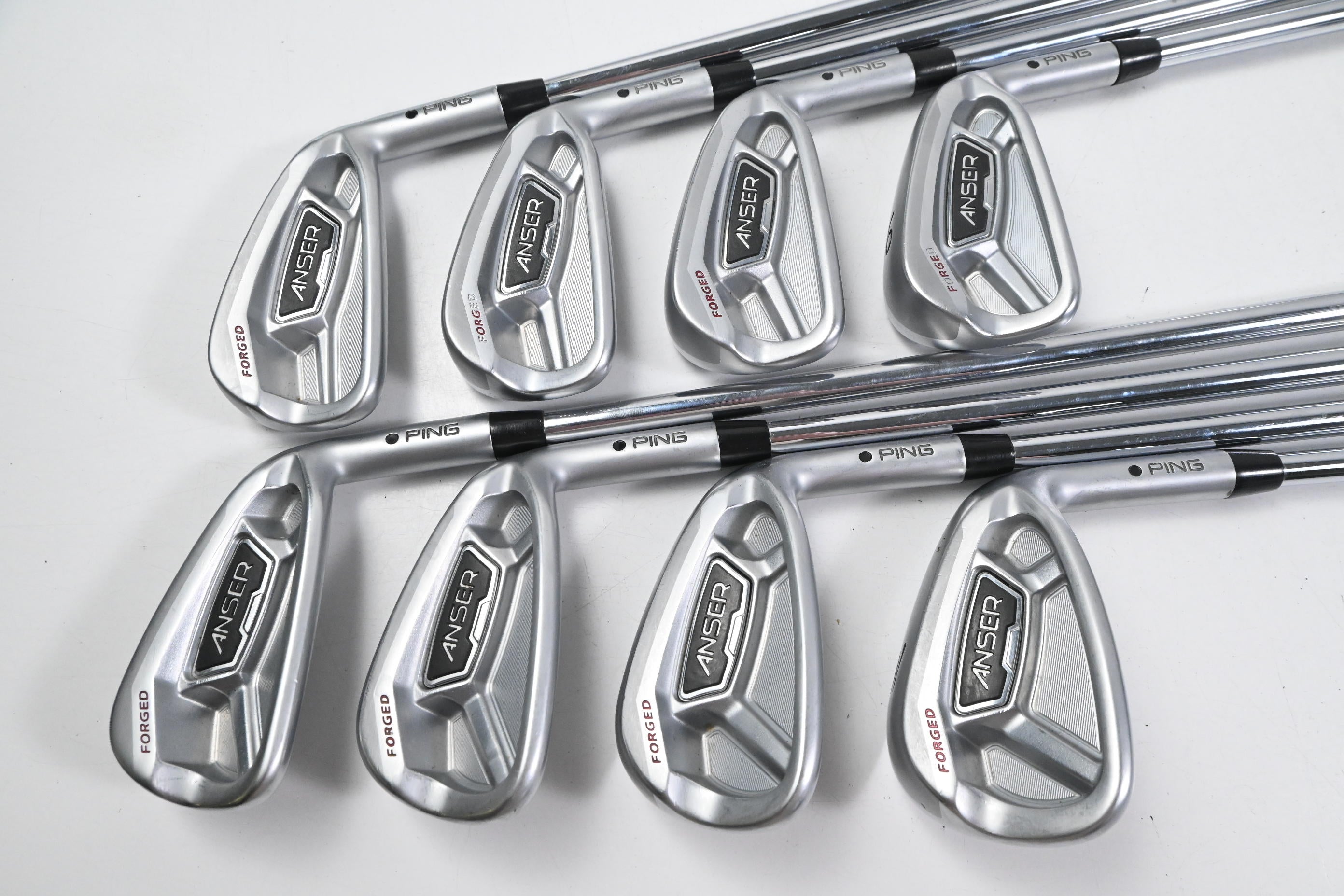 Ping Anser 2014 Irons / 3-PW / Black Dot / Regular Flex Precision Rifle Shafts