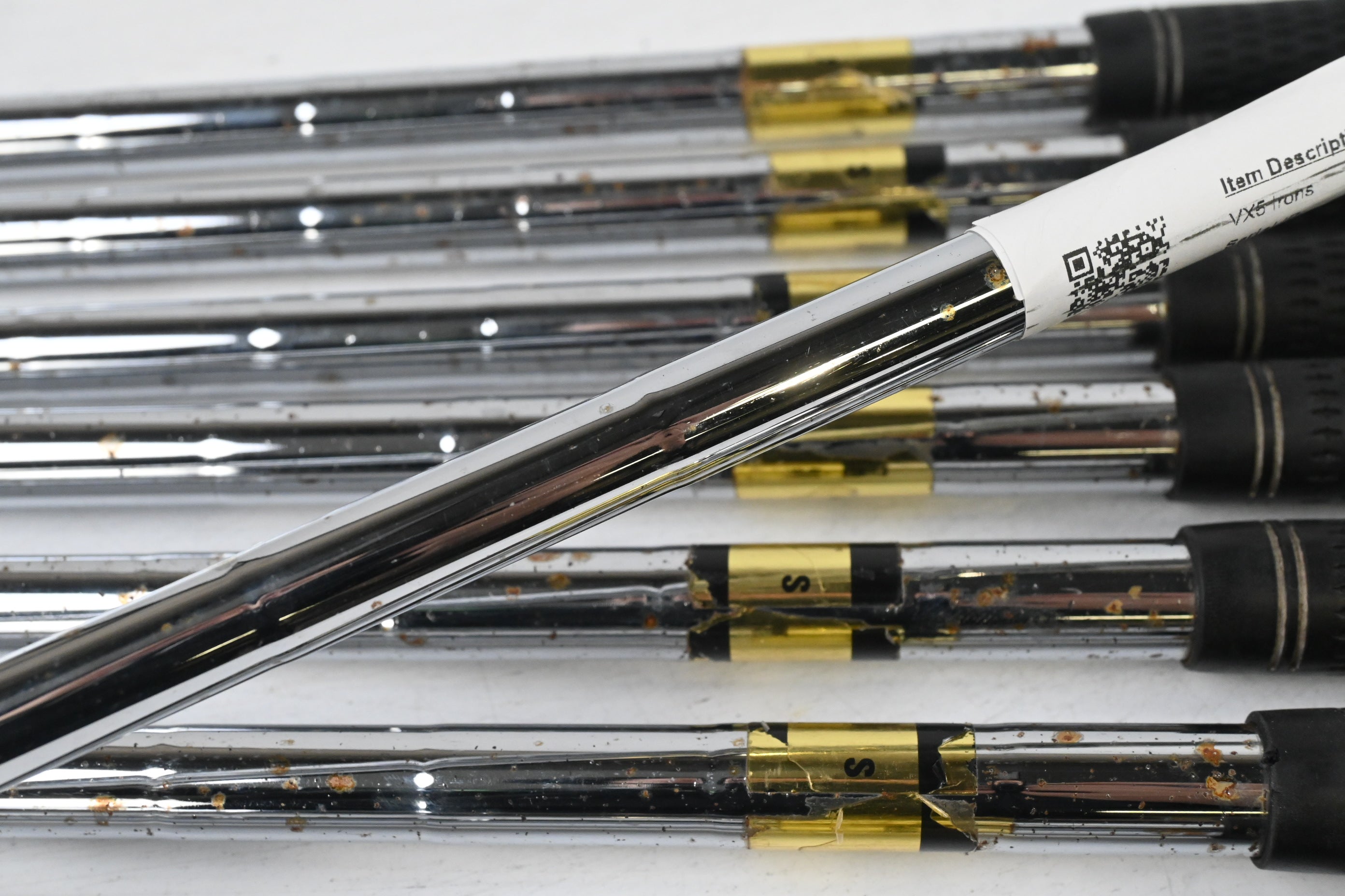 Benross VX5 Irons / 4-PW+SW / Stiff Flex Dynalite Lite Shafts