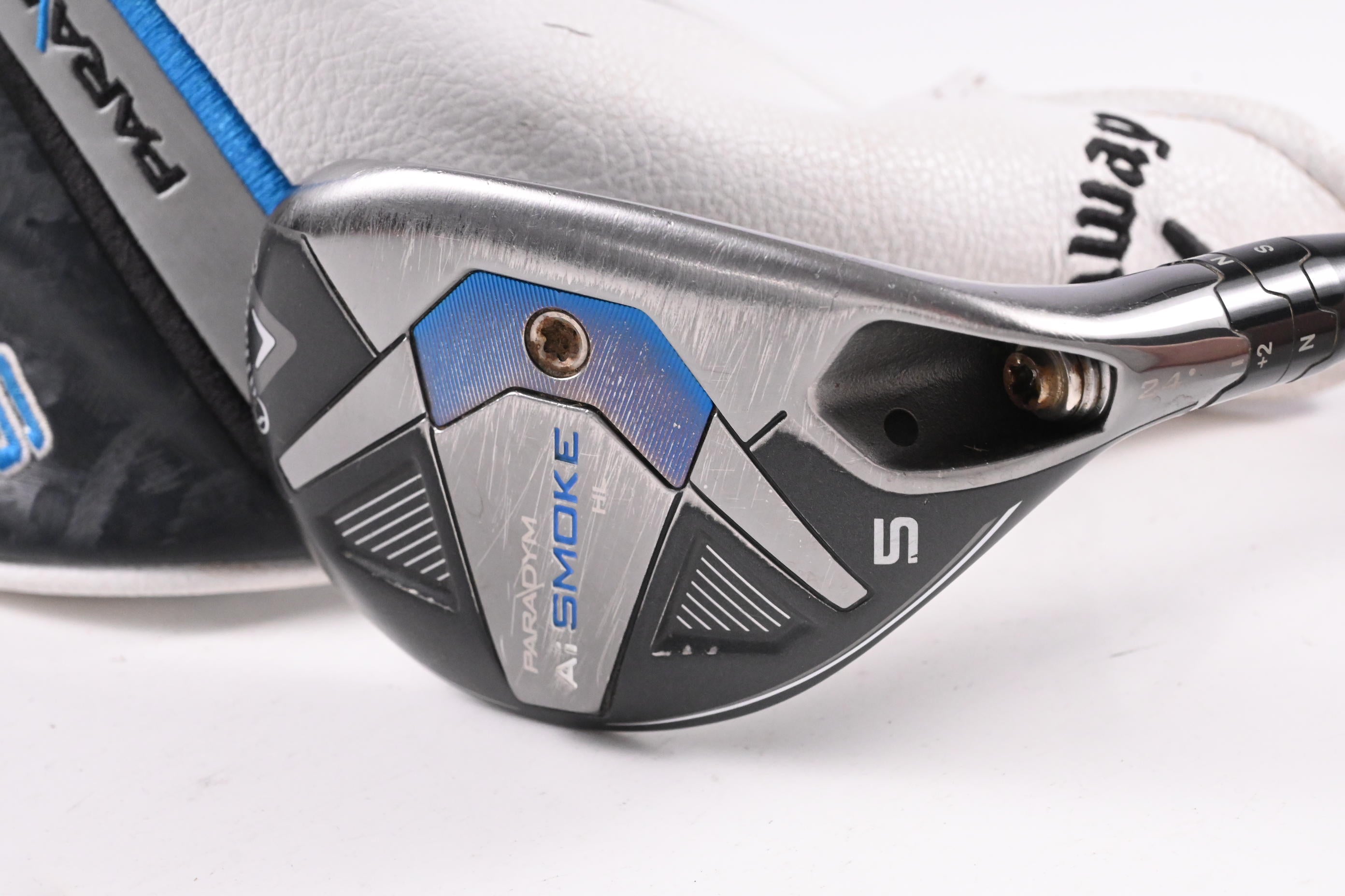 Callaway Paradym Ai Smoke HL #5 Hybrid / 24 Degree / Regular Flex Cypher 60