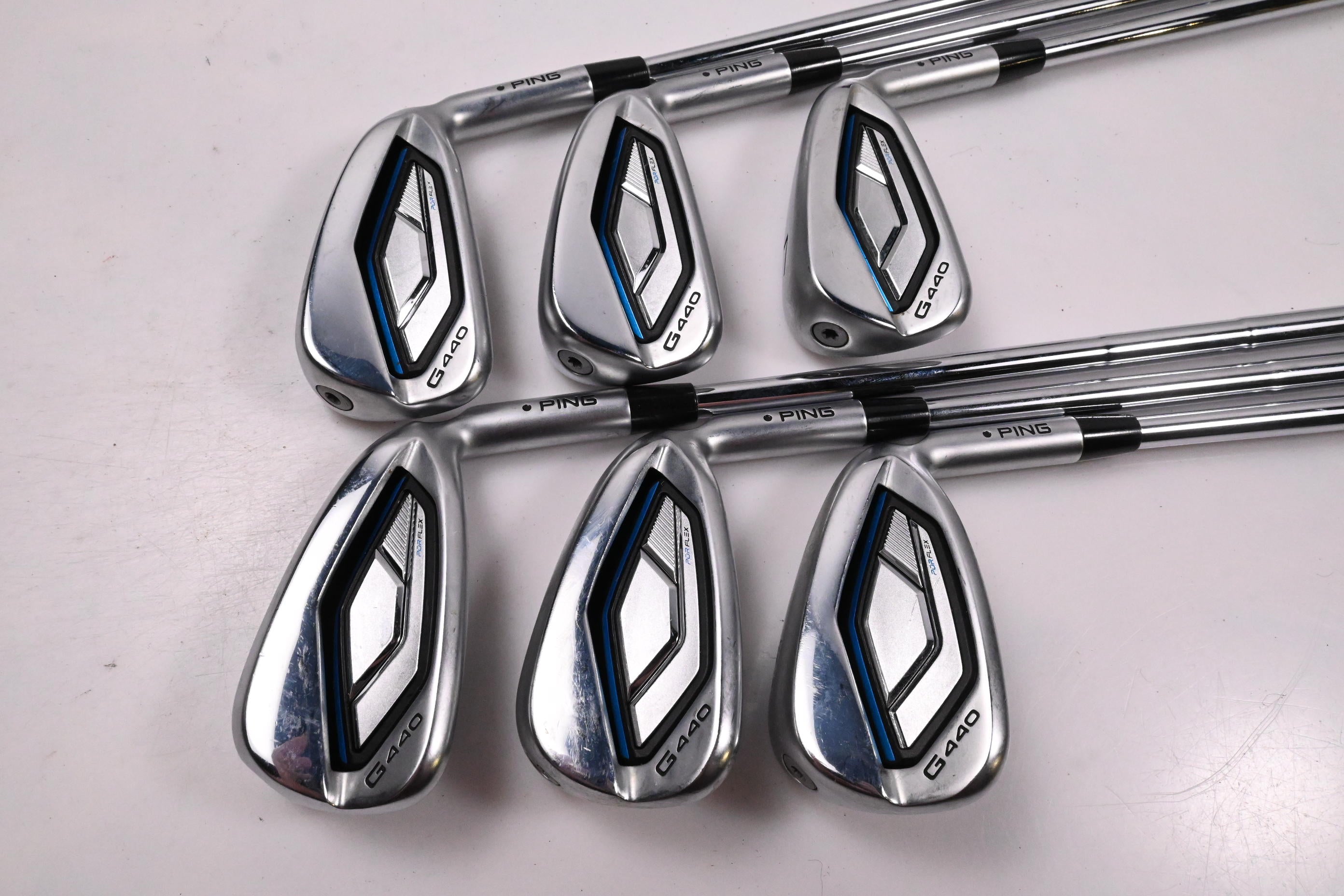 Ping G440 Irons / 5-PW / Black Dot / X-Flex Dynamic Gold 120 X100 Shafts