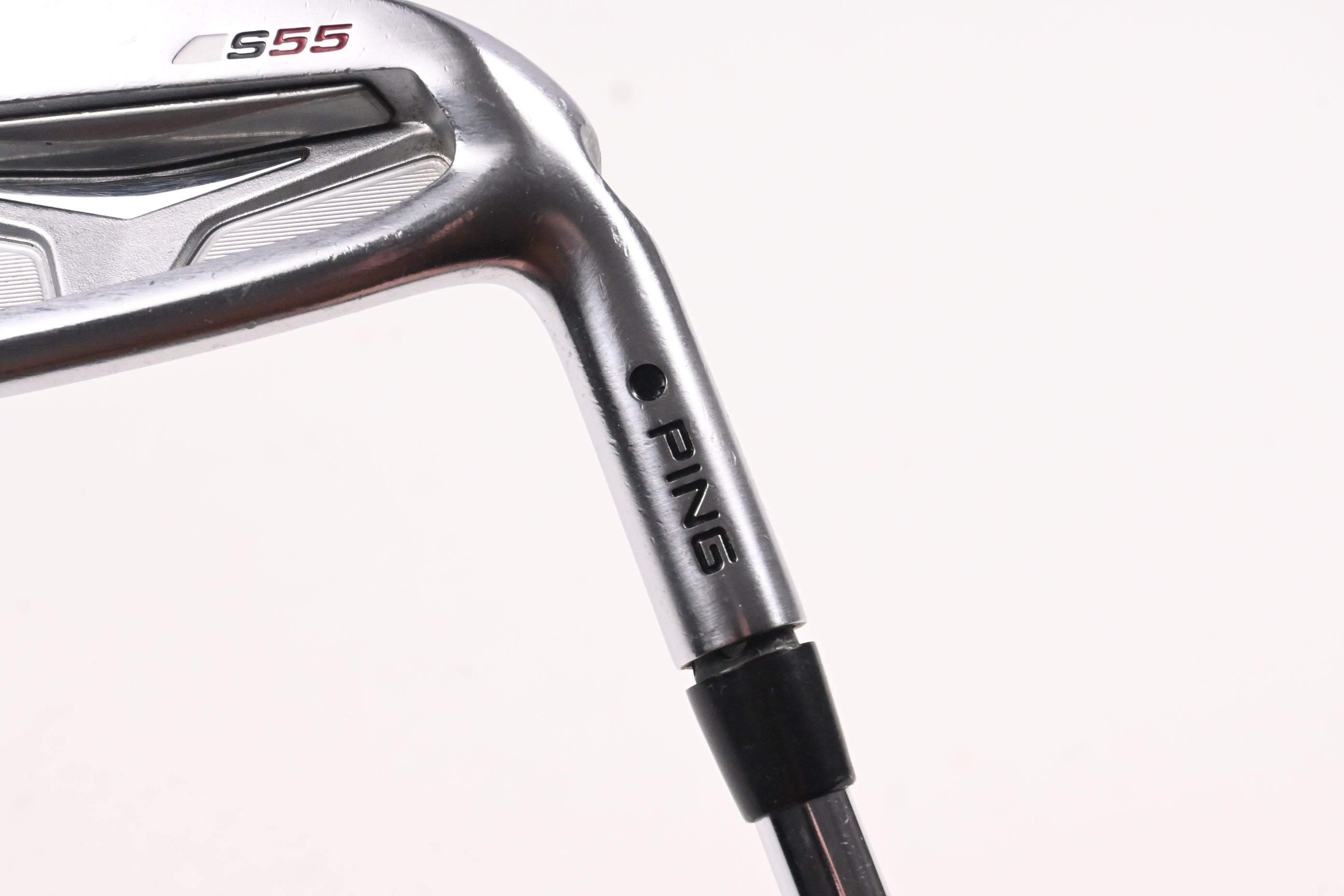 Ping S55 #7 Iron / Black Dot / Regular Flex KBS Tour 110 Shaft