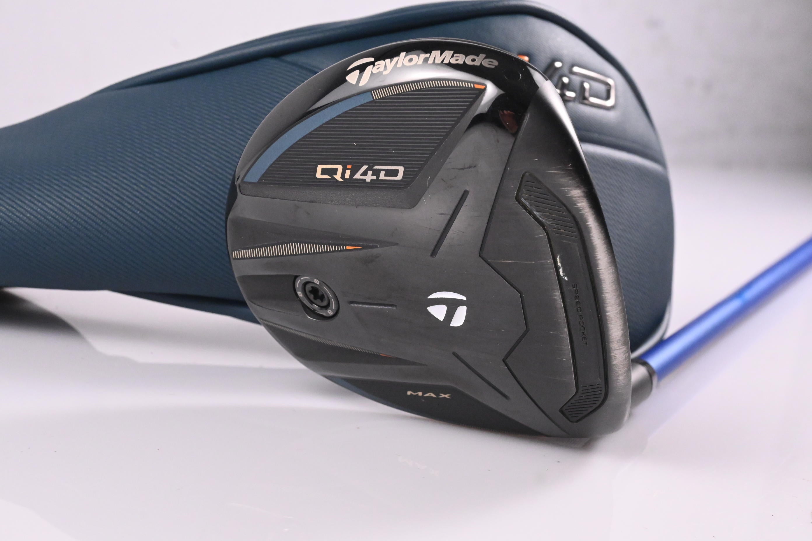 Taylormade Qi4D Max #9 Wood / 24 Degree / Stiff Flex Denali Frost Blue Shaft